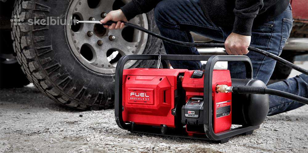 Akumuliatorinis oro kompresorius Milwaukee M18 Fac