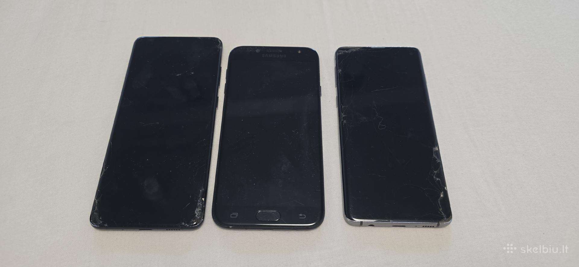 Trys telefonai samsung