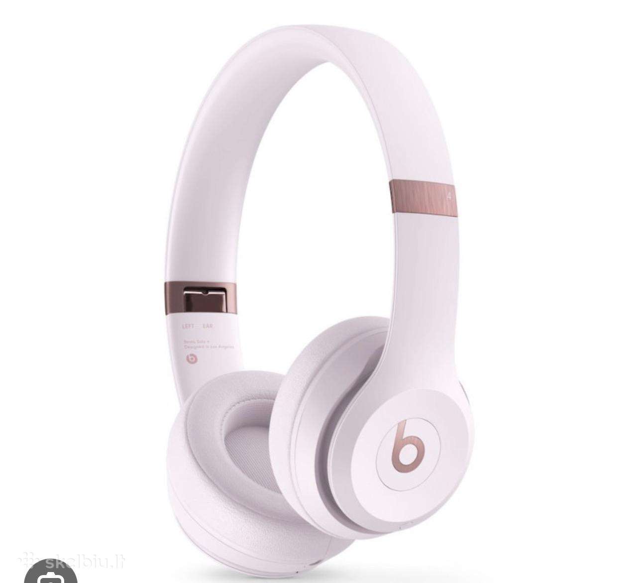 Beats Solo 4 belaidės ausinės Cloud Pink