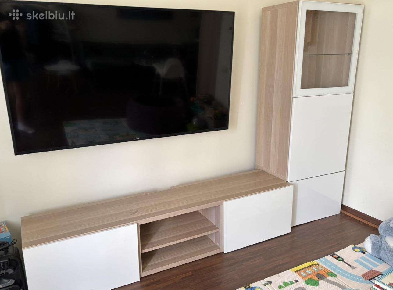 Ikea Besta TV staliukas ir indauja