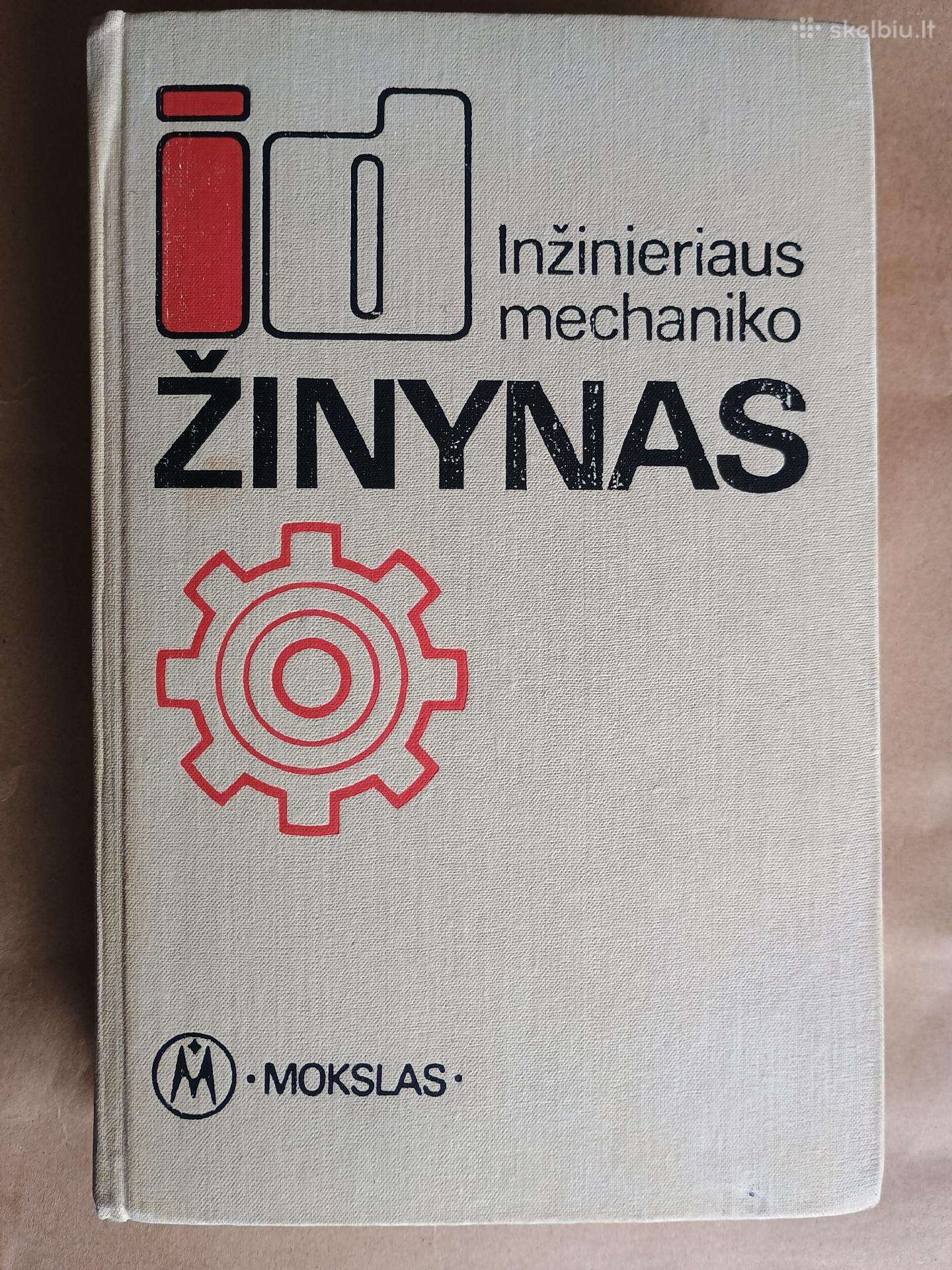 Knyga Inžinieriaus mechaniko žinynas 1988m.