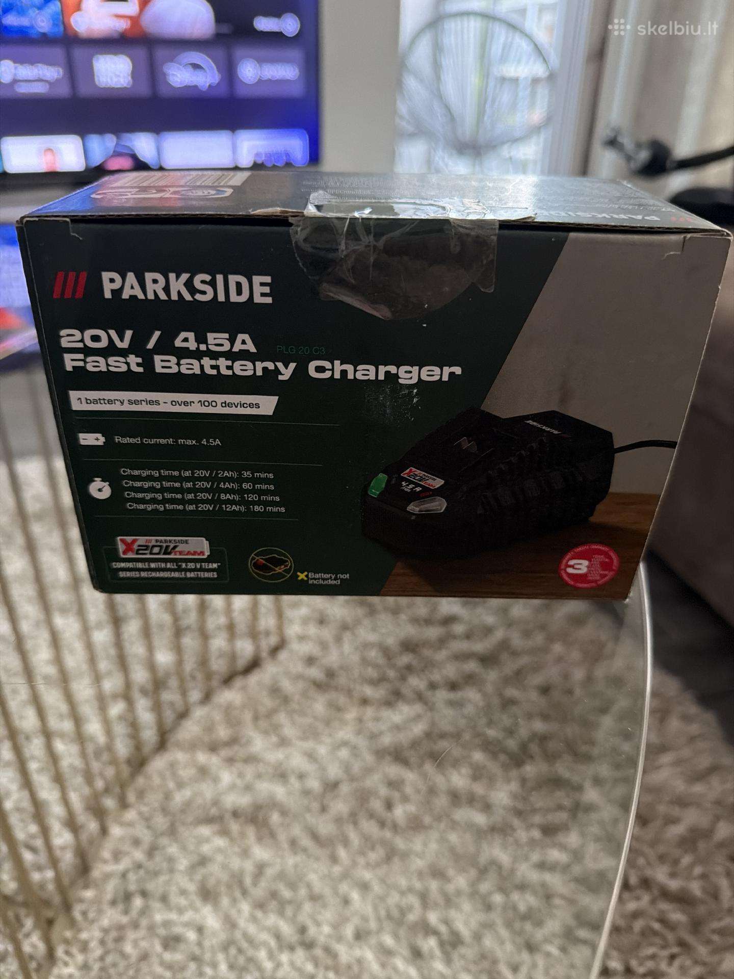 Parkside Plg 20 C3 greitasis akumuliatorių įkrovik