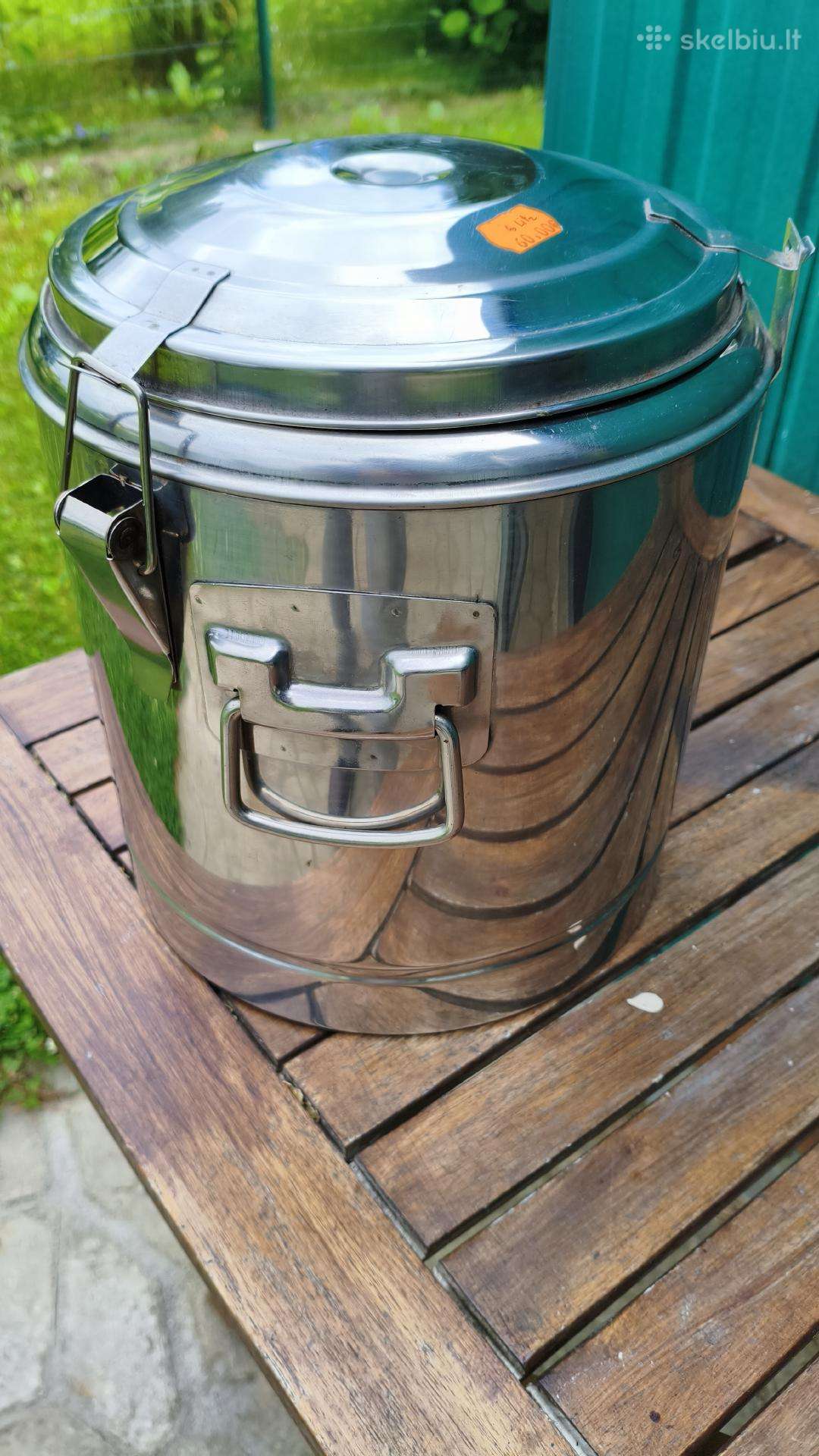 Nerūdijančio plieno termosas maistui 6l