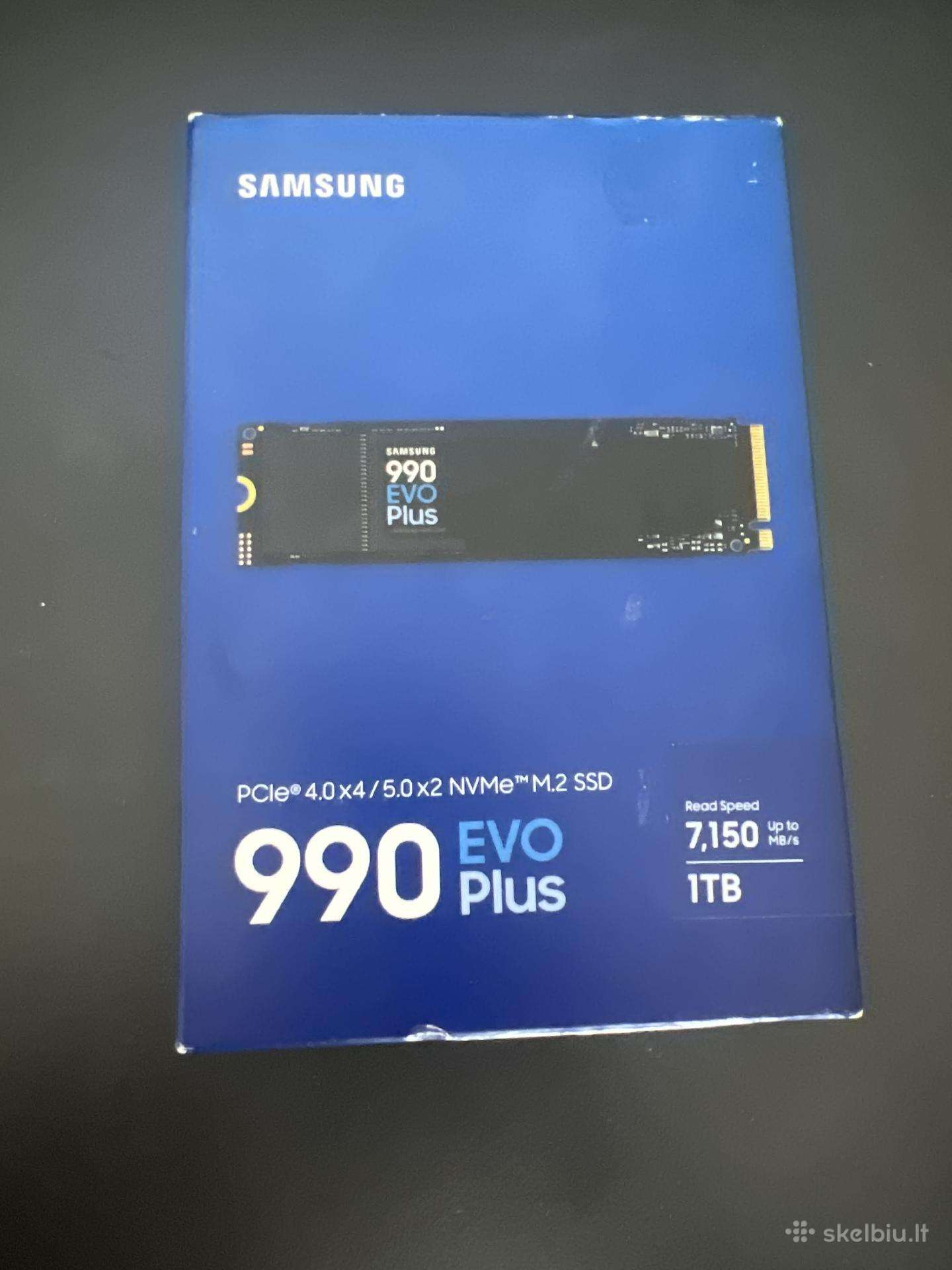 Naujas SSD Samsung 990 EVO Plus 1tb M.2