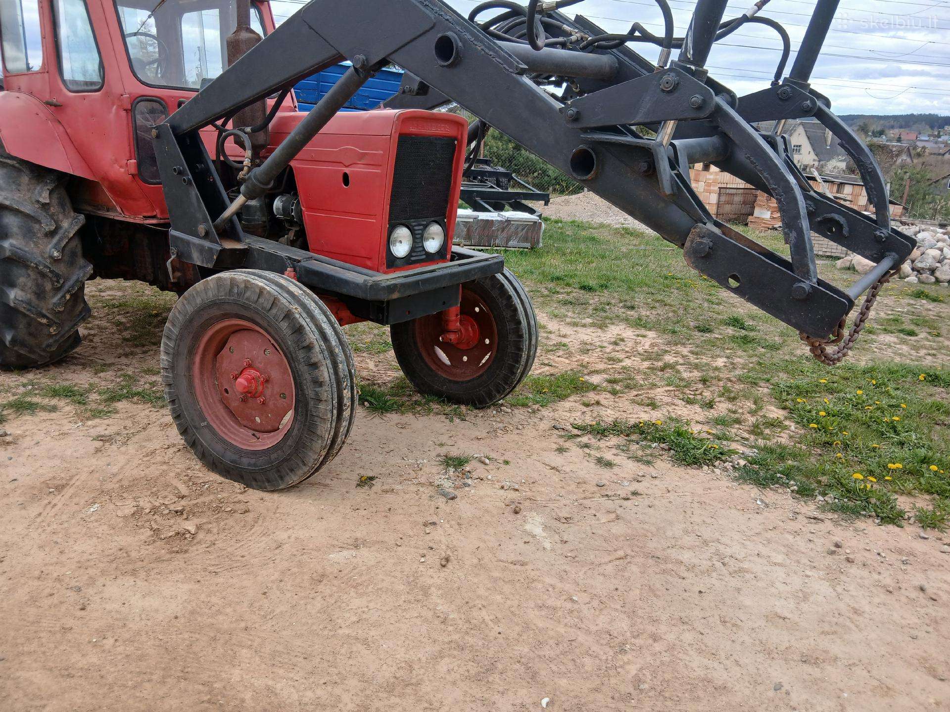 Traktorius Belarus Mtz 50 variklis 80 Su Krautuvu
