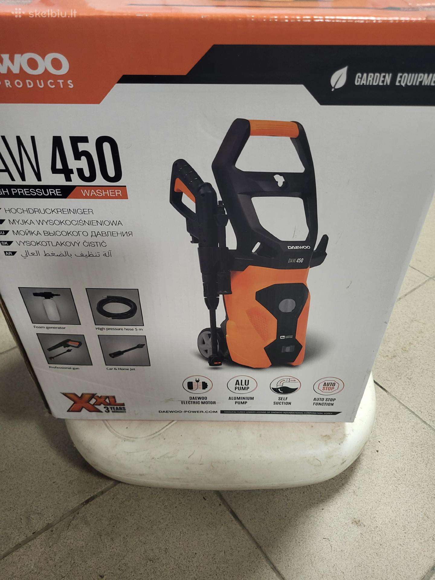 Aukšto slėgio plovykla Daewoo Daw 450