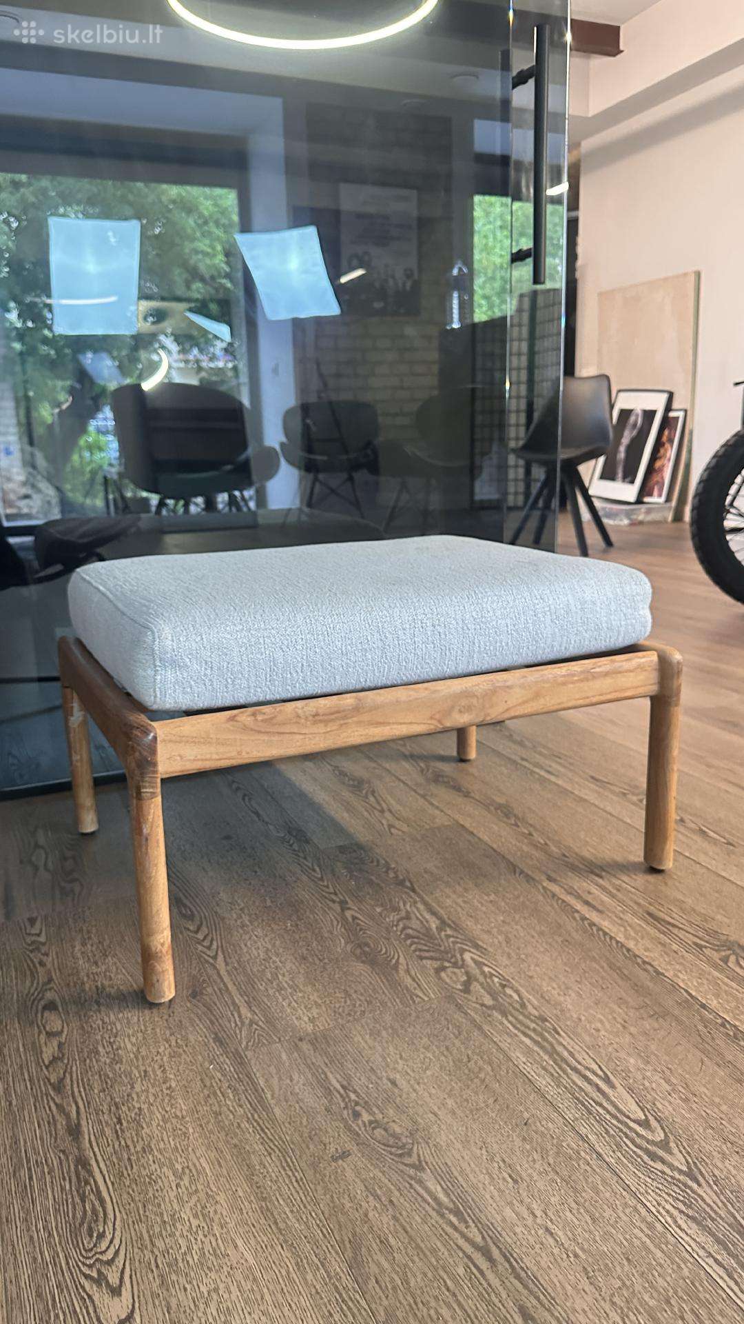 Jack outdoor footstool pufas medis tinkmedis