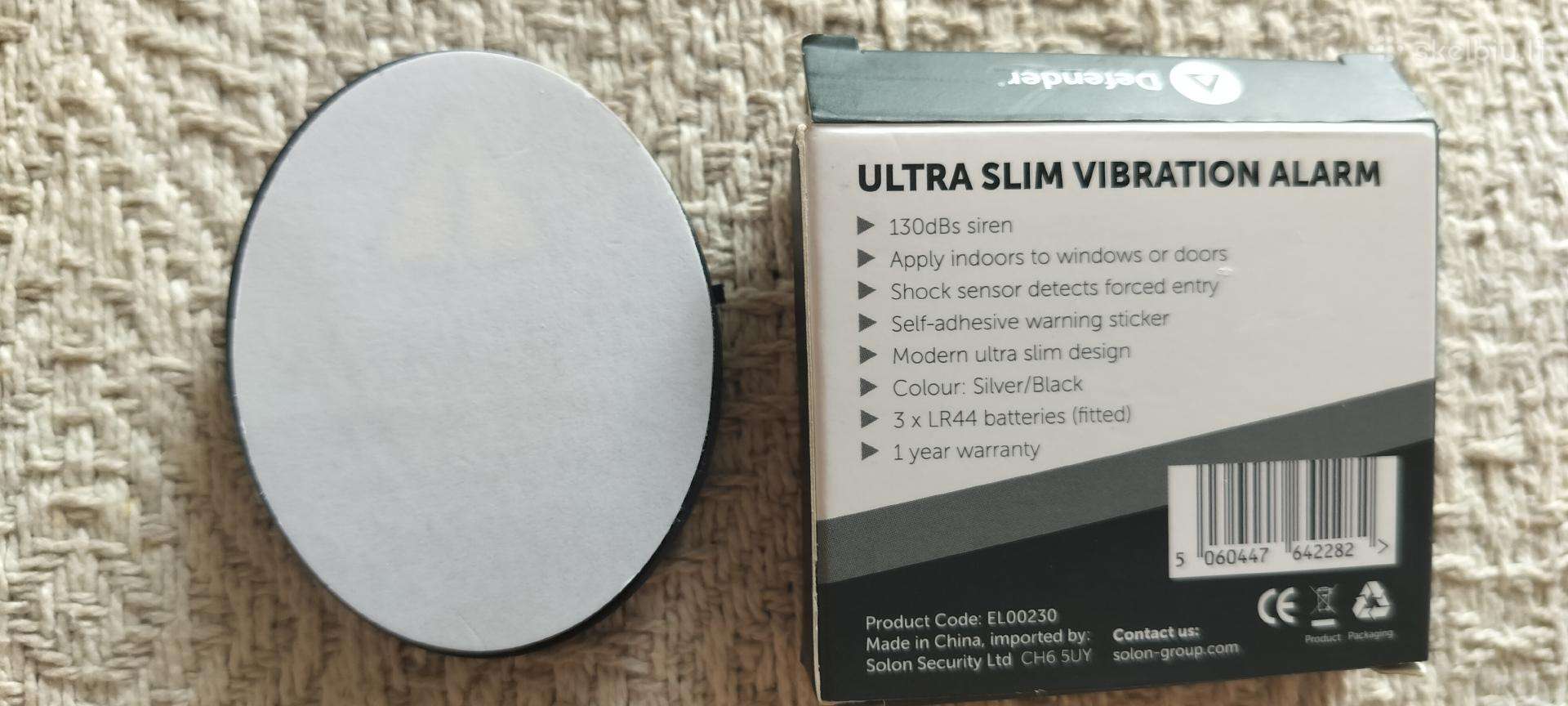 Itin plonas signalizacijos įtaisas. 130db!