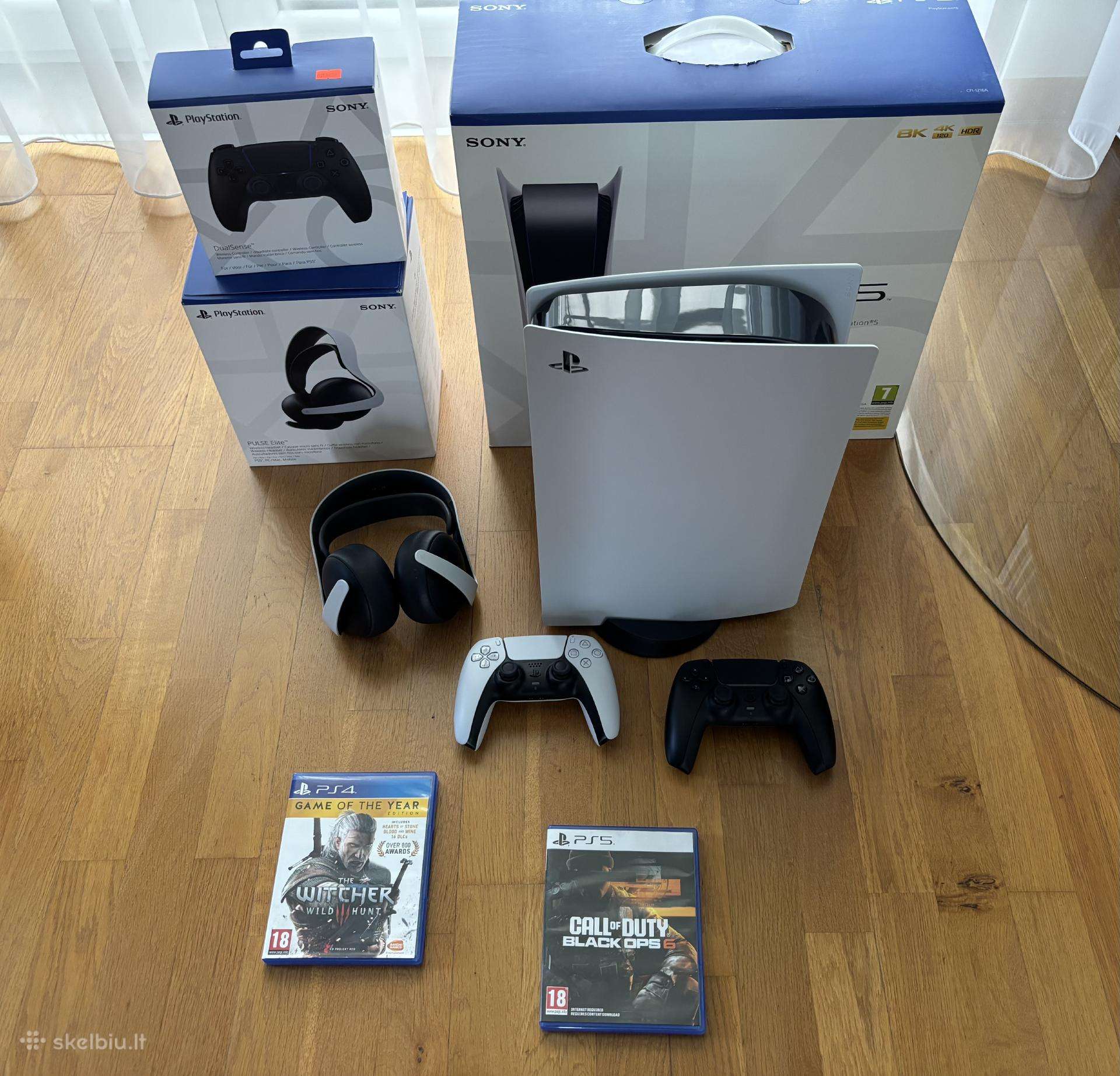 Idealios būklės Ps5 Disc Edition komplektas