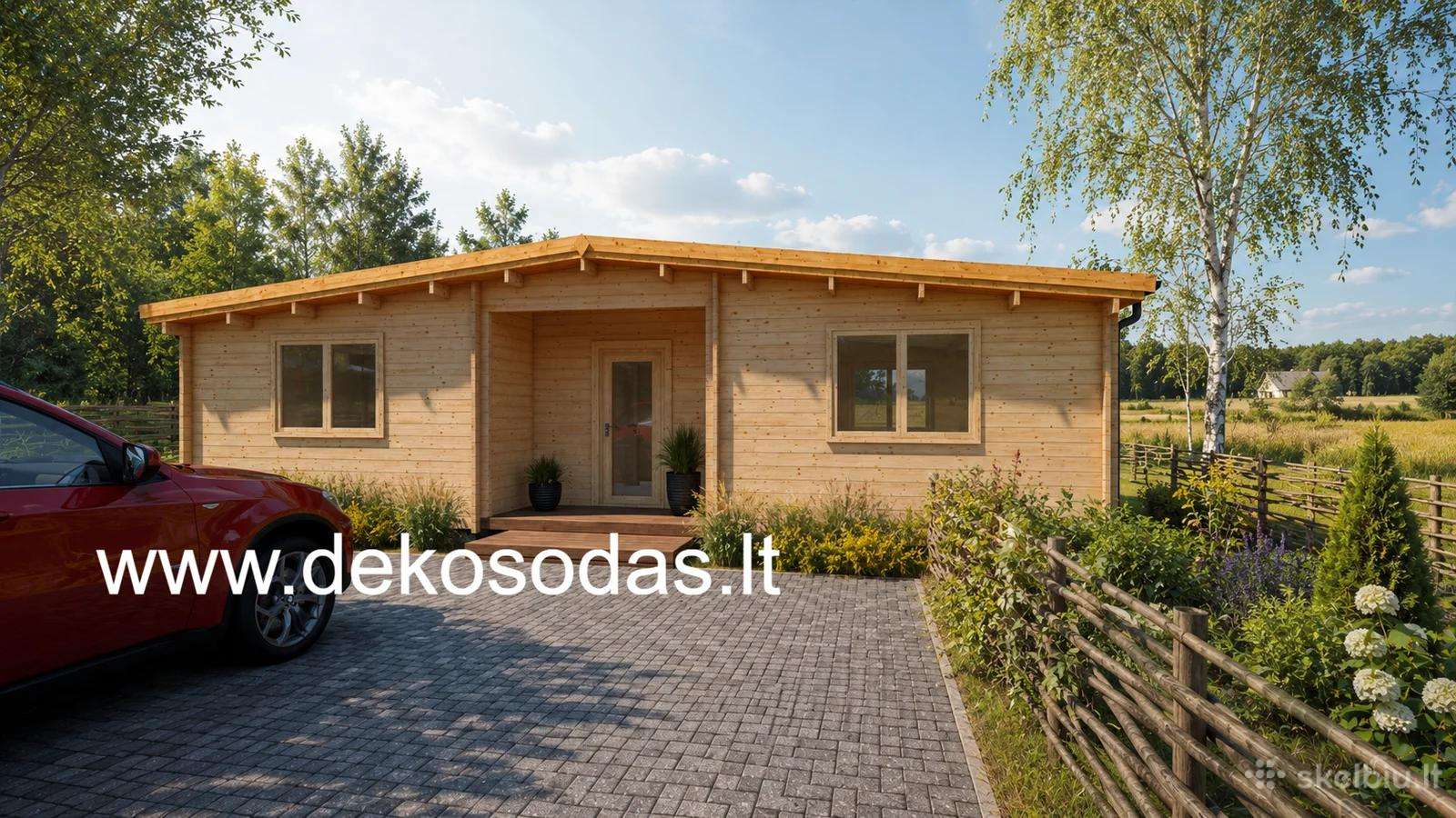 Sodo namelis 10,56 m, 44 mm – 63 m²
