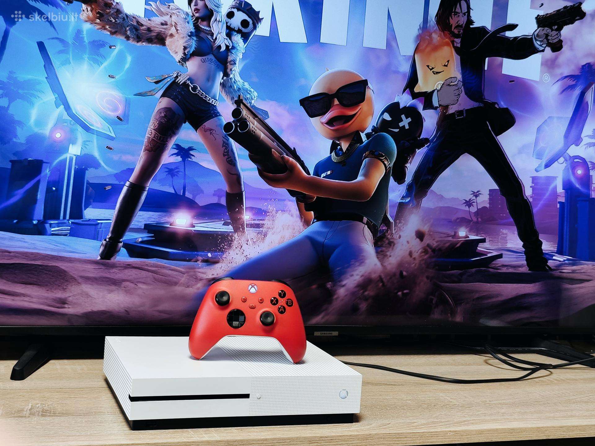 Xbox One S 1tb Puikios būklės