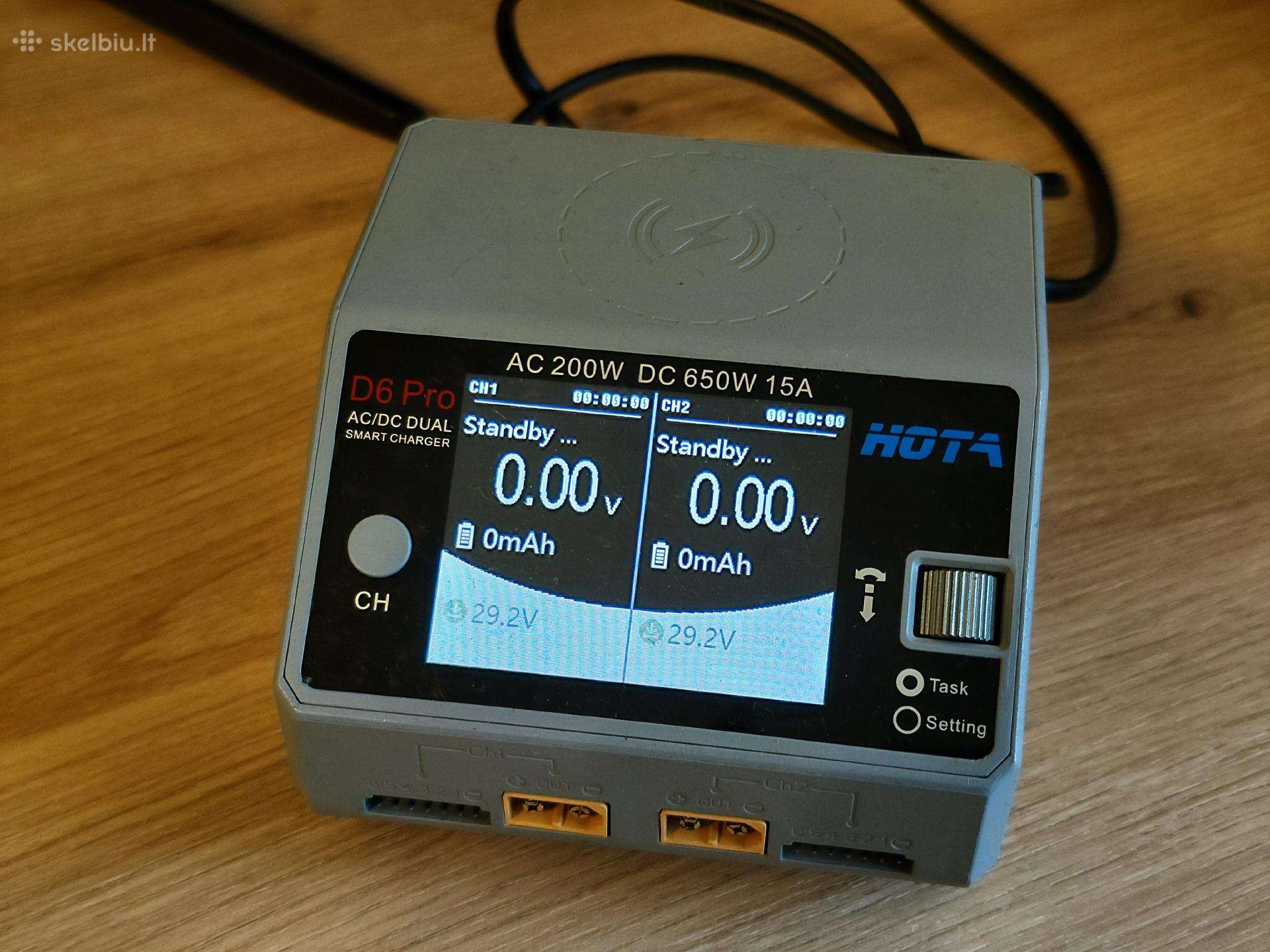 Hota D6 Pro Ac/dc įkroviklis