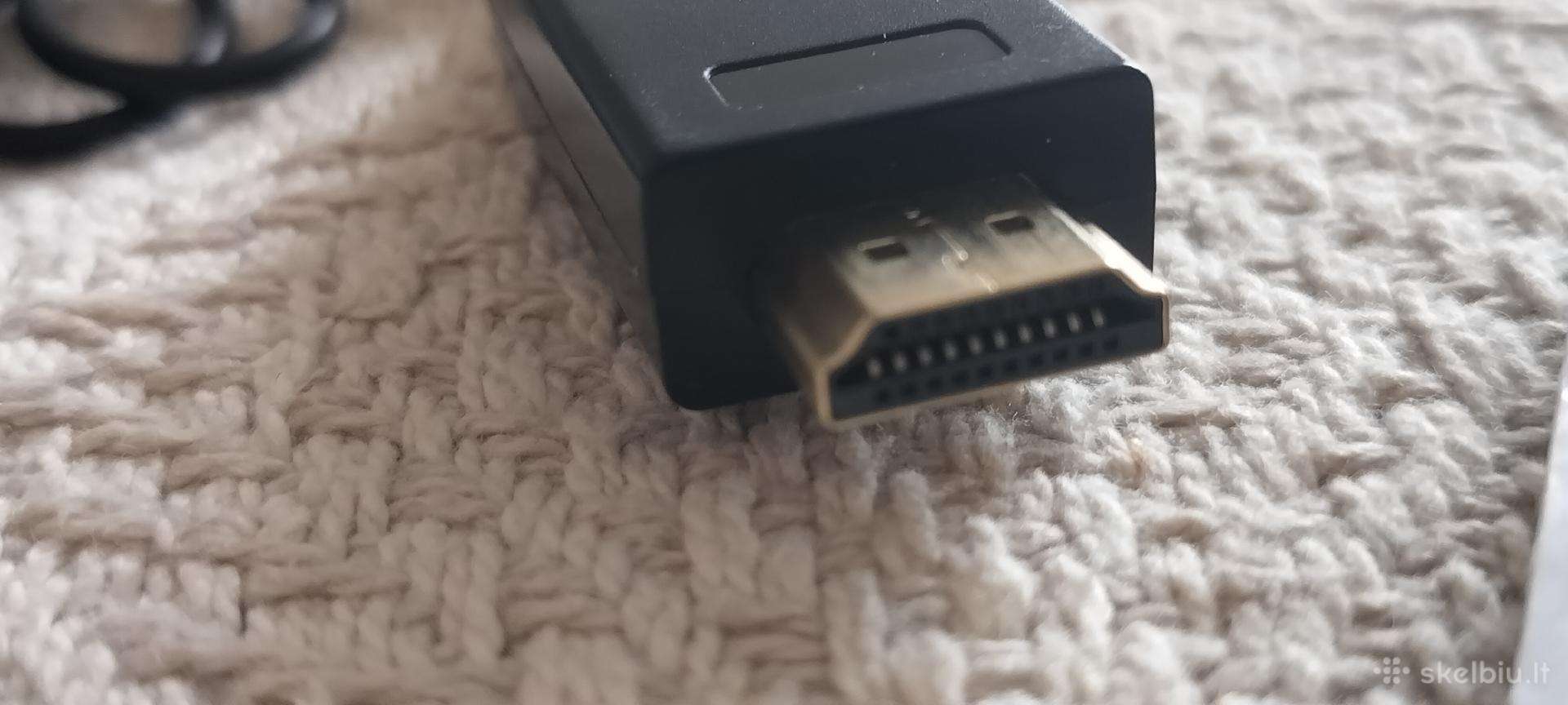 Hdmi Display port kabelis su Usb.4k.