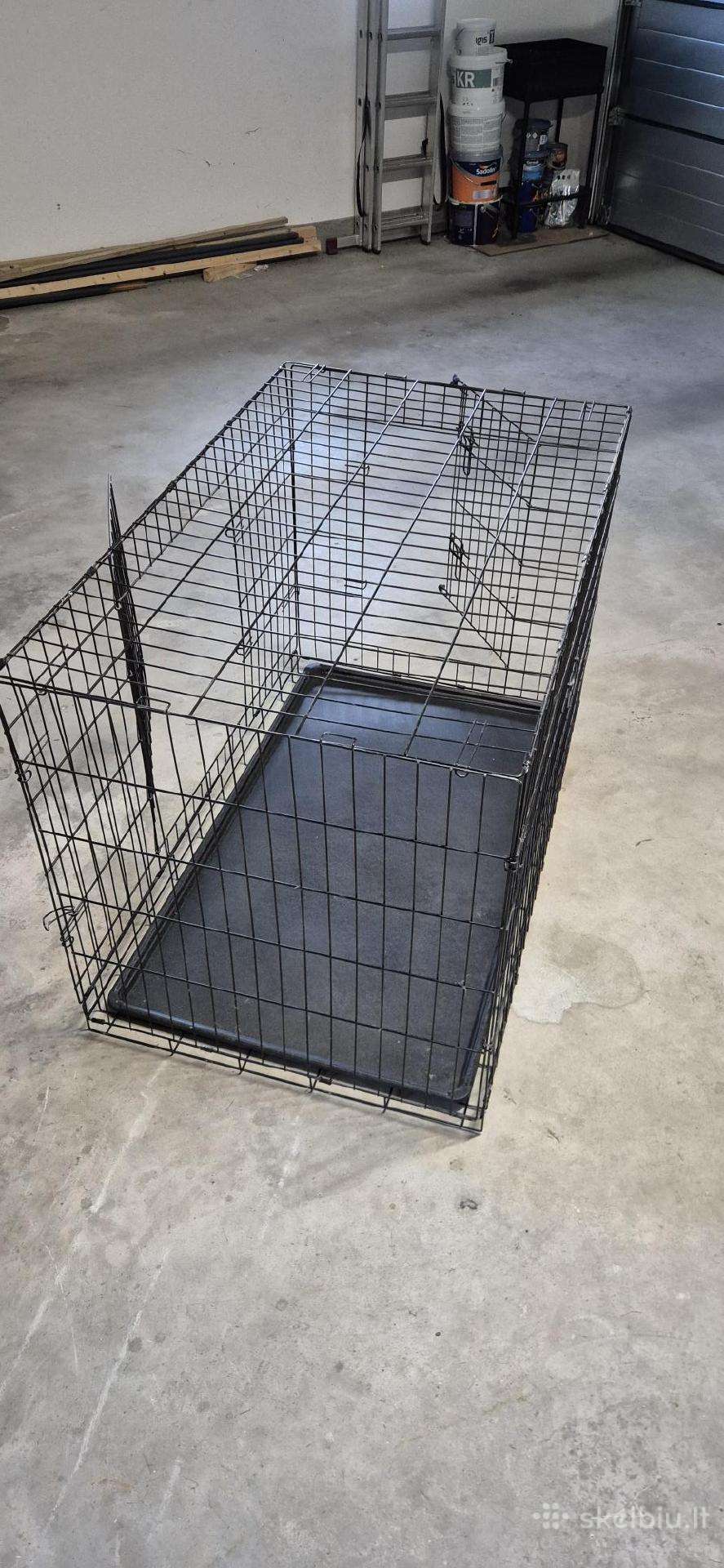 Metalinis narvas šunims XXL 121x75x83