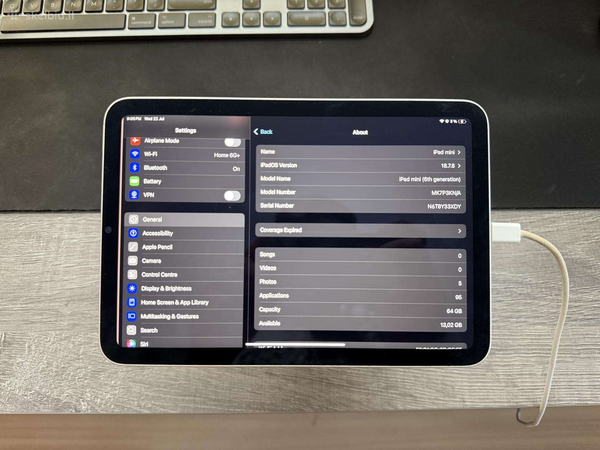 iPad Mini 6th gen, 64gb, Starlight