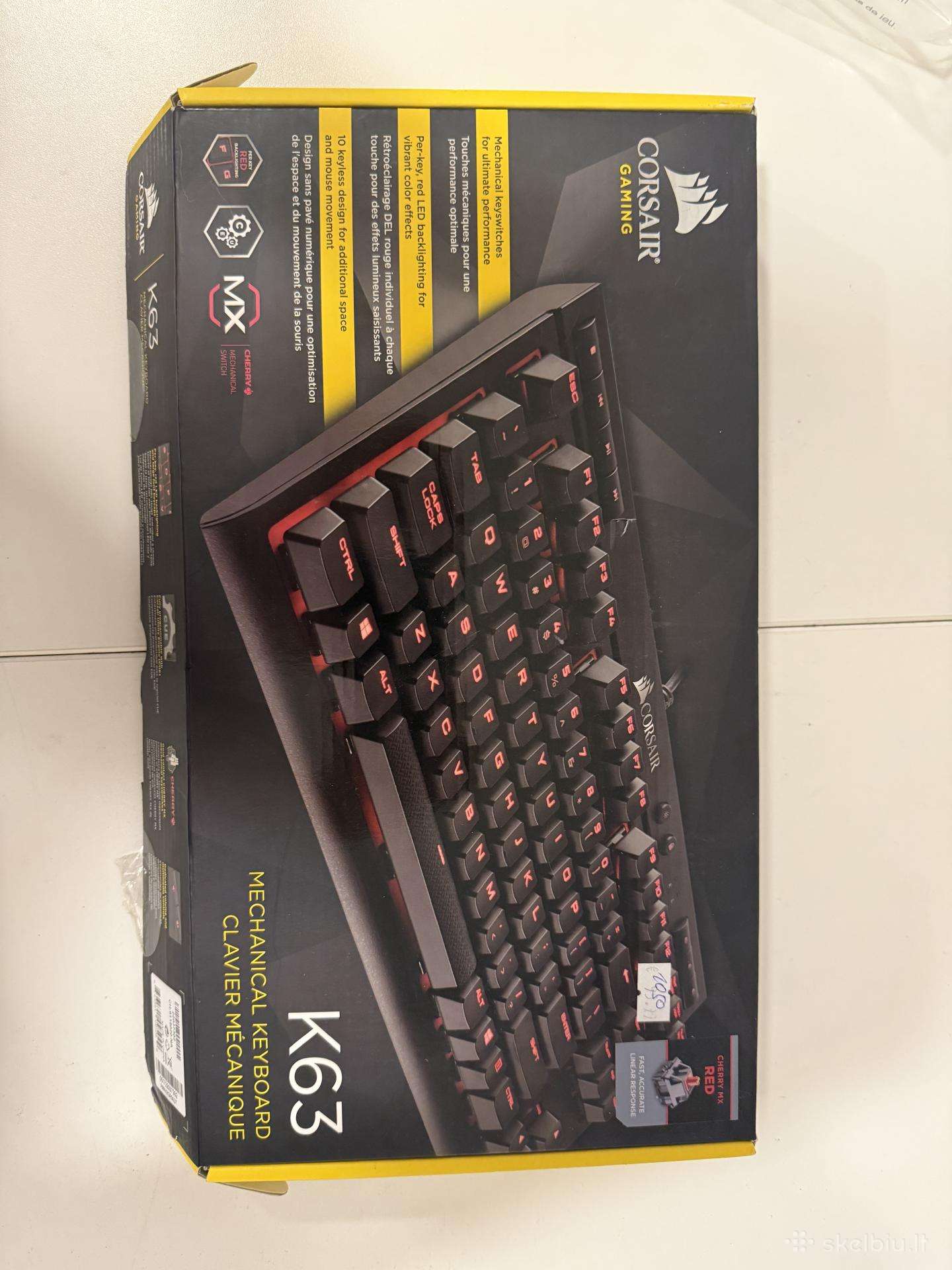 Corsair K63 mechaninė klaviatūra