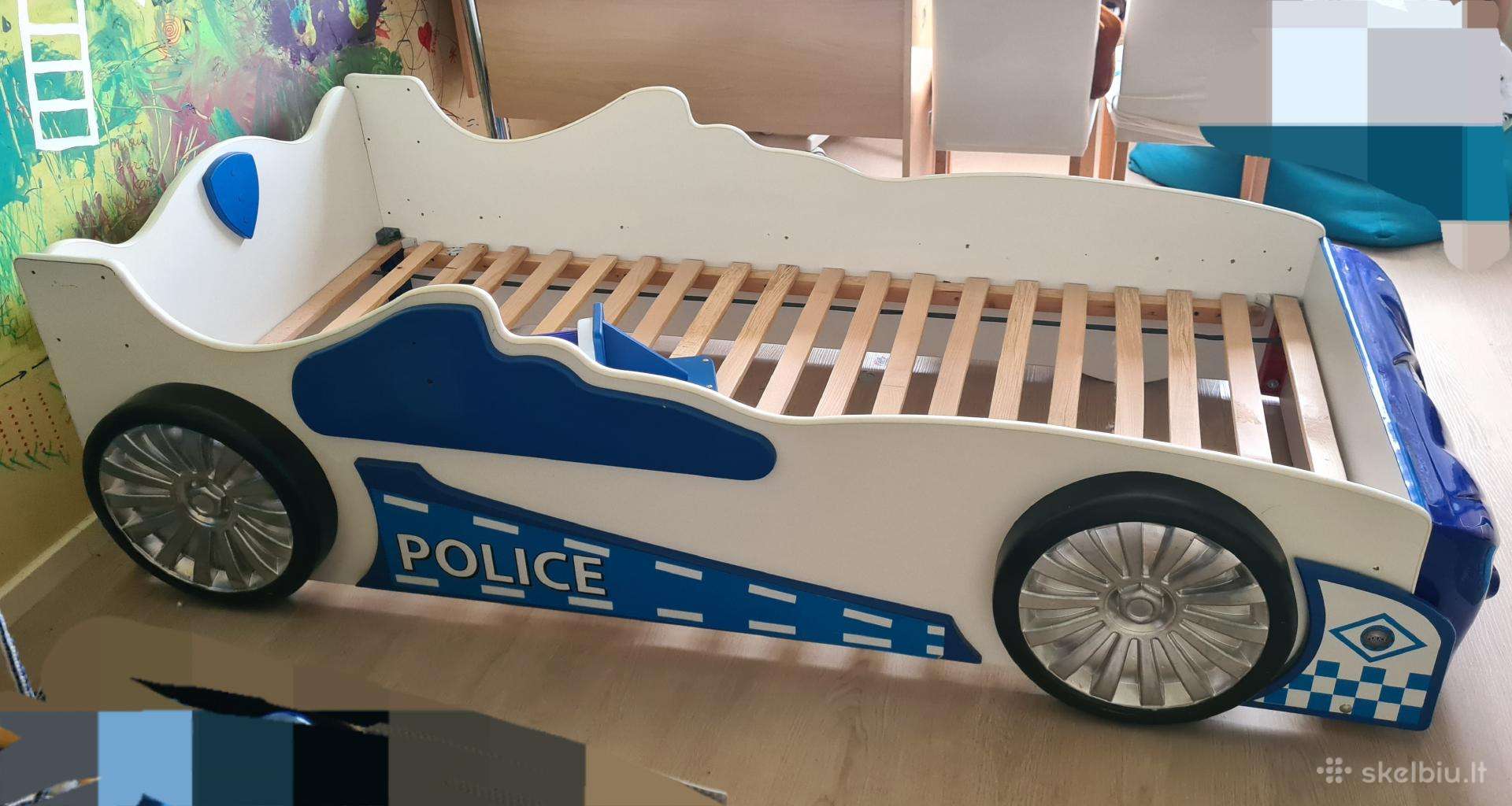 Vaikiška lova policijos automobilis
