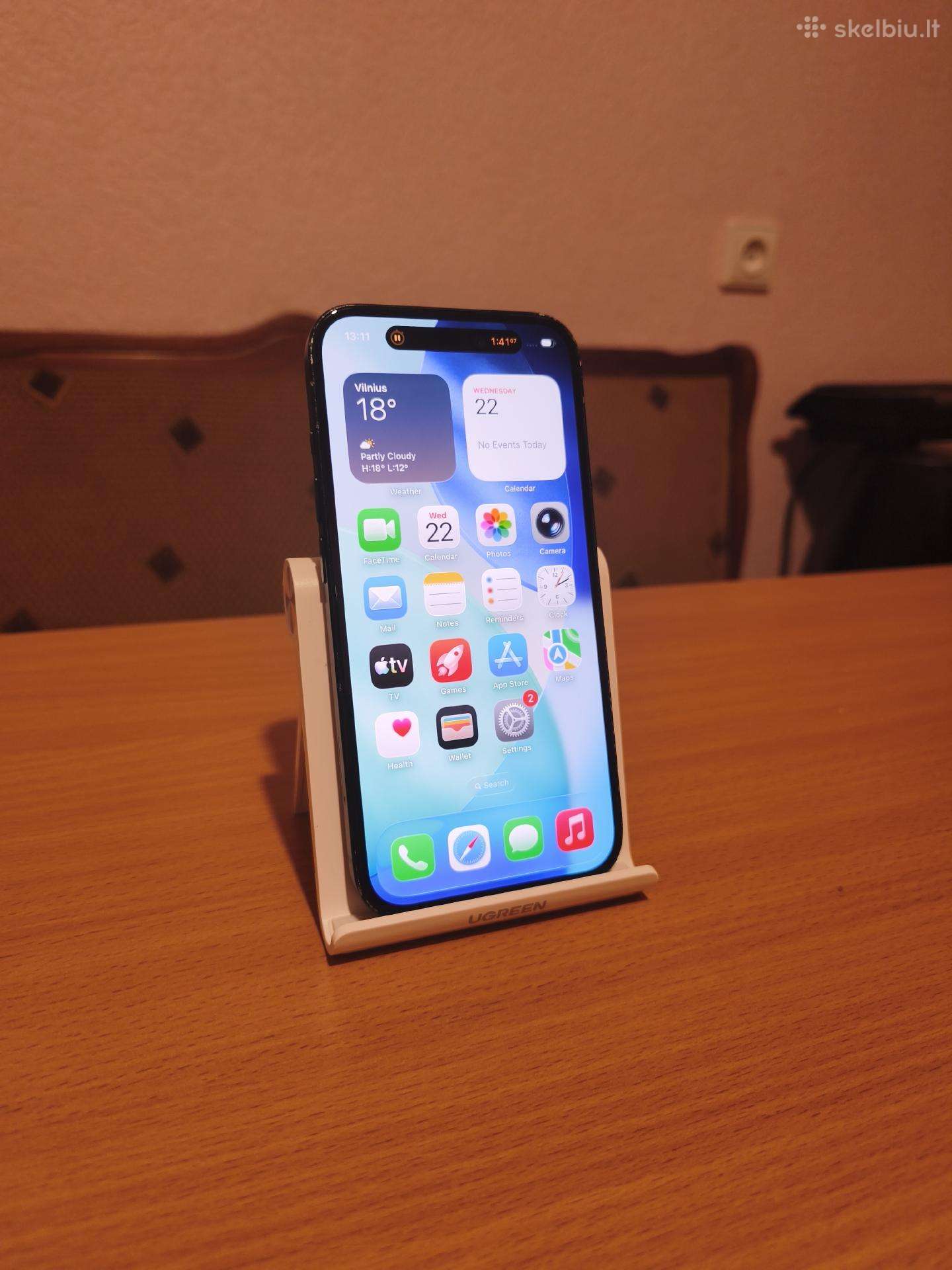 Puikus iPhone 15 , 128gb, Battery health 86%