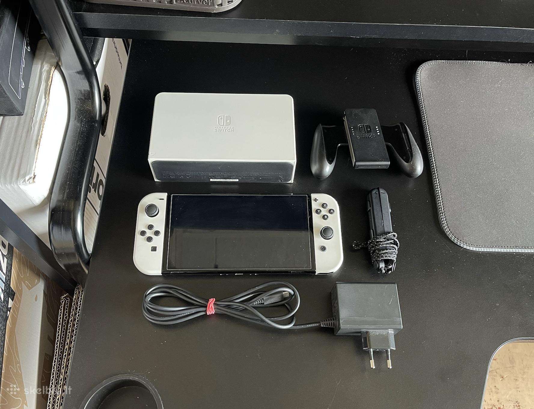 Nintendo Switch Oled, White 64gb