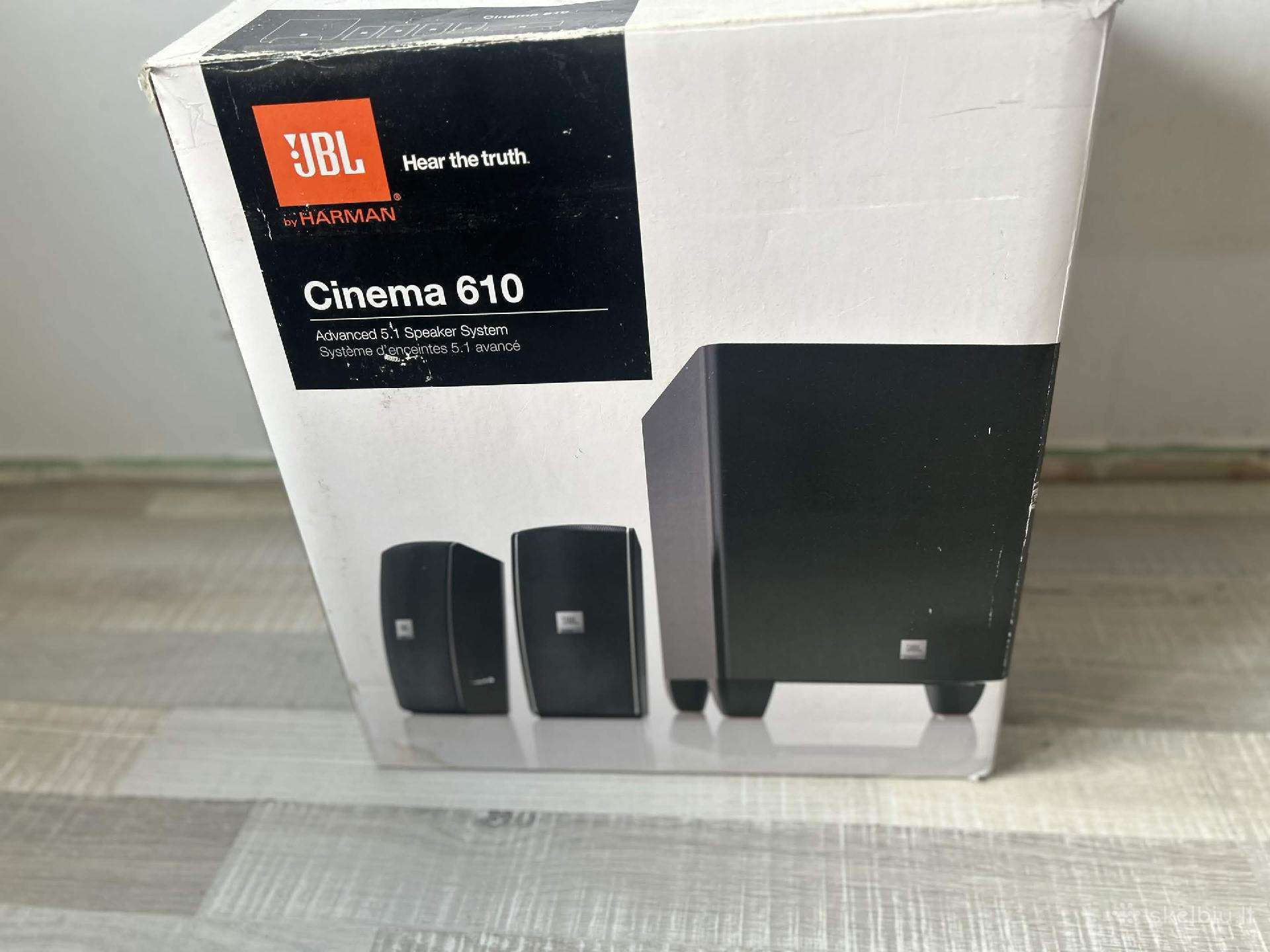 Jbl Cinema 610 5.1 namų kino kolonėles