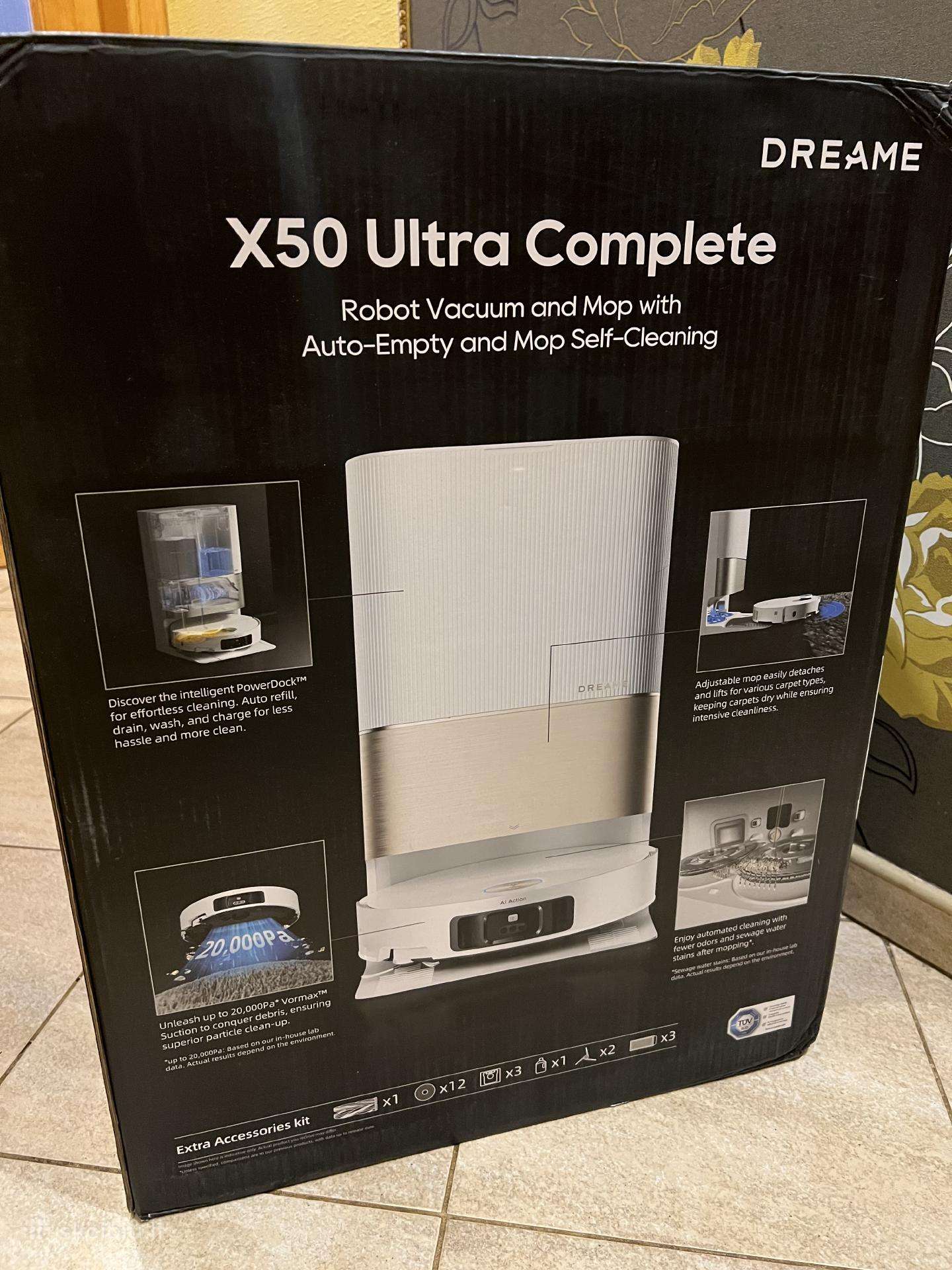 Dreame X50 ultra robotas siurblys