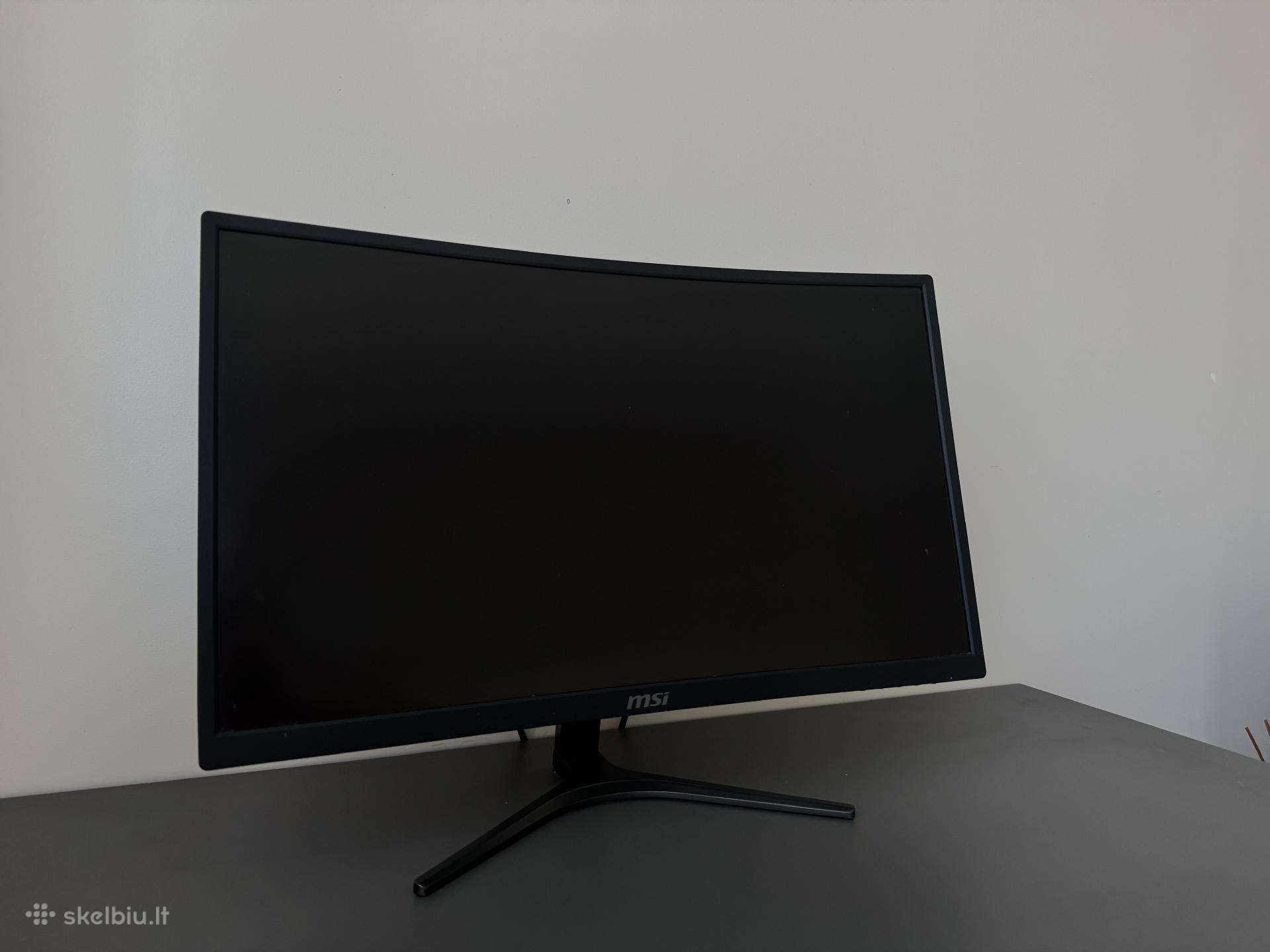 Msi lenktas monitorius