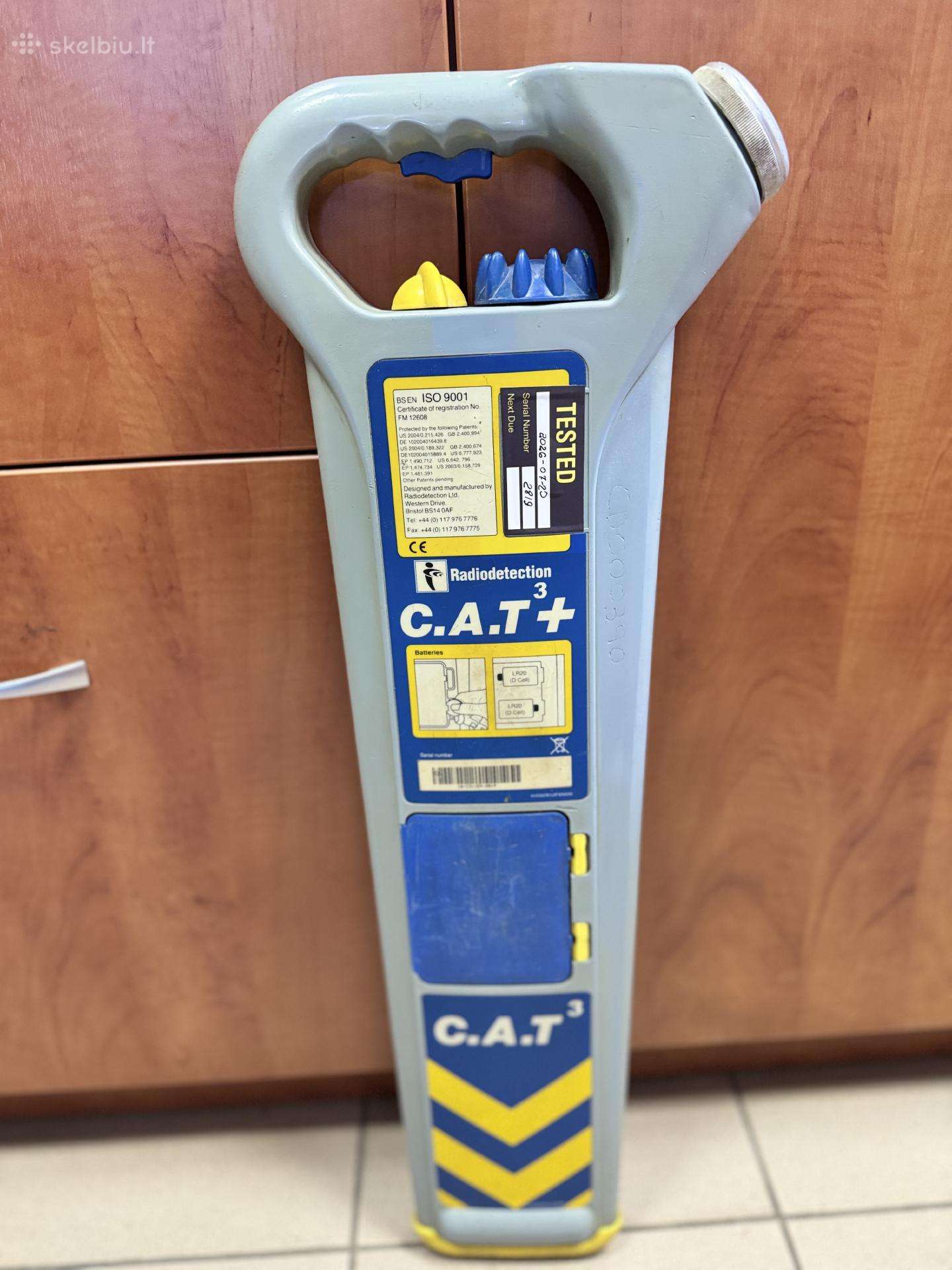 Kabelių ieškiklis Radiodetection Cat3+