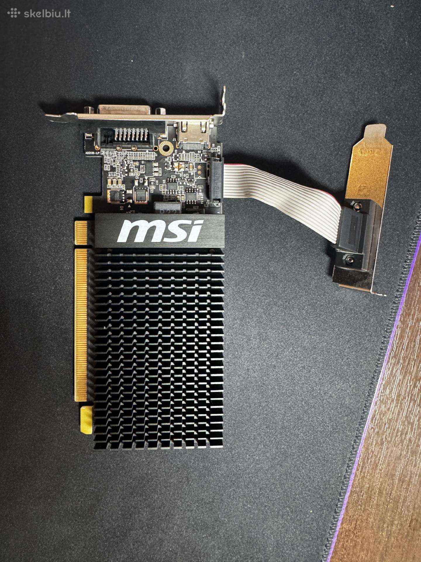 Msi Geforce GT 710 1gb Ddr3 – Hdmi, Dvi, Vga