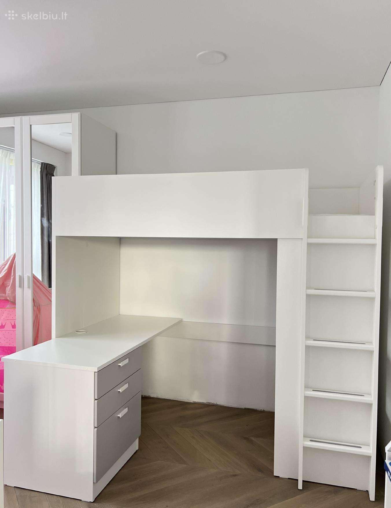 Dviaukštė ikea lova "Smastad"