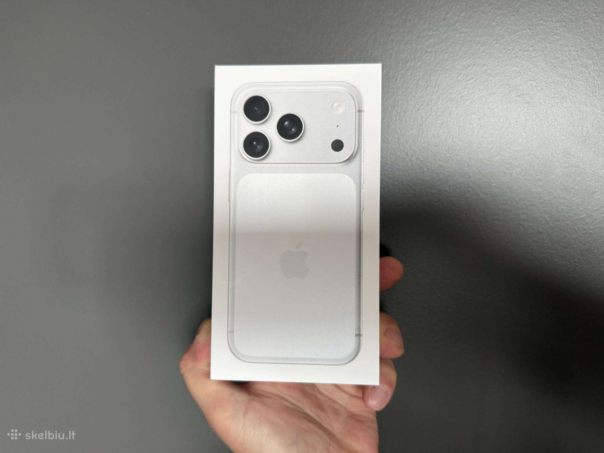 Naujas iPhone 17 Pro 256gb silver spalvos