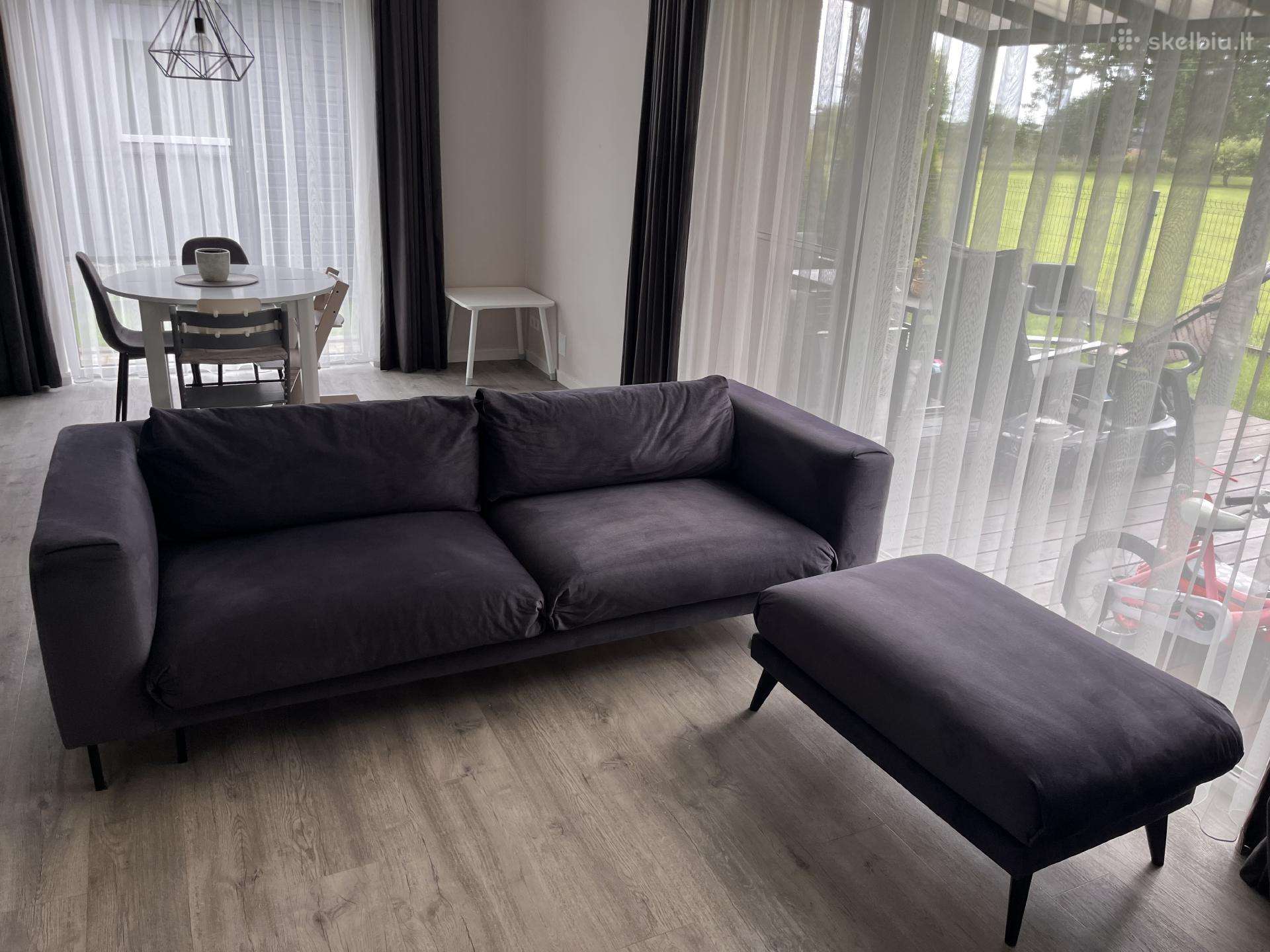 Sofa +pufas