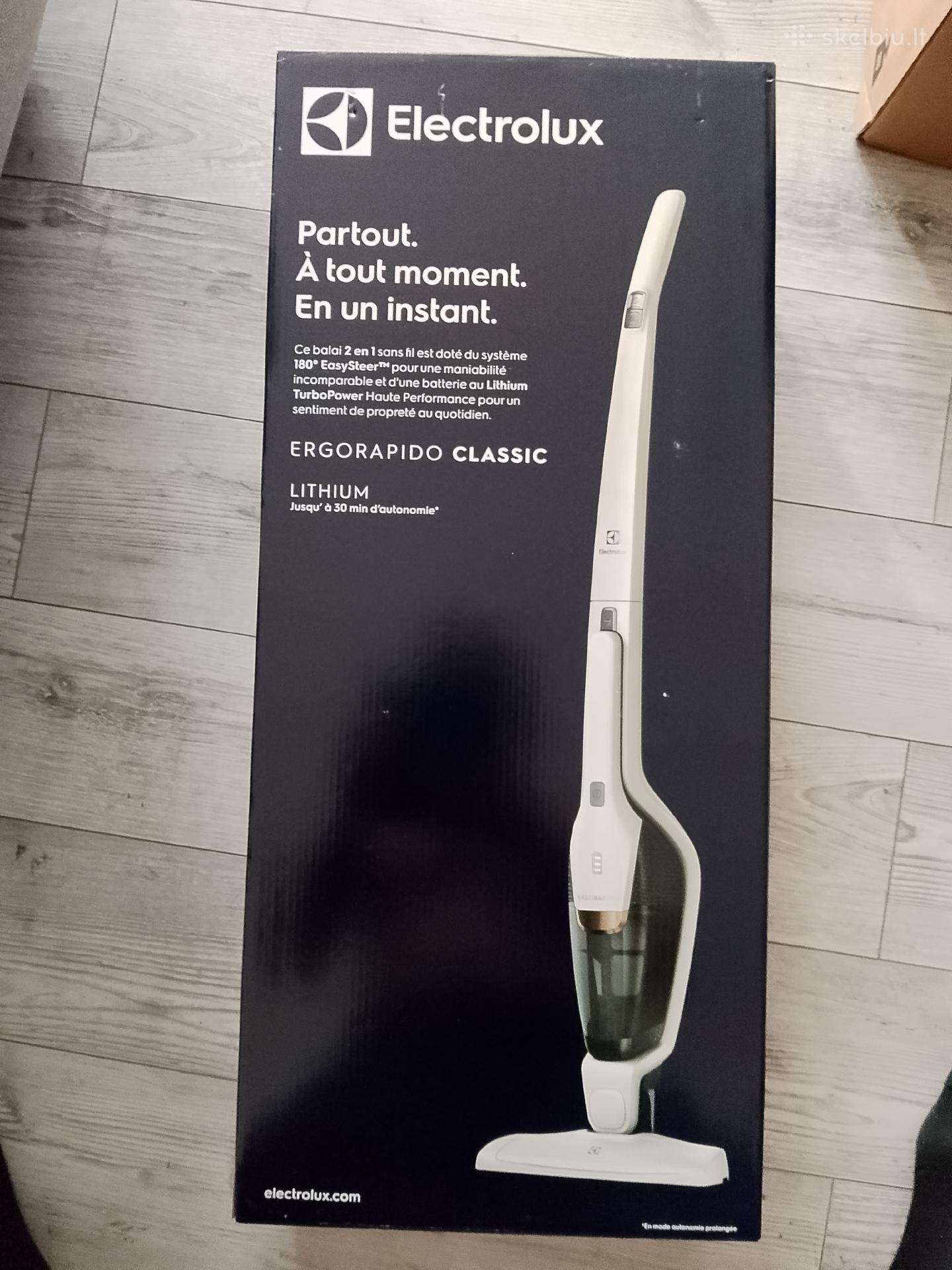 Naujas, neišpakuotas Electrolux siurblys