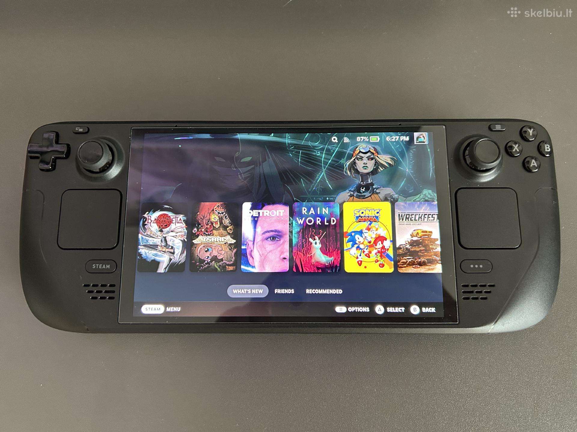Steam Deck Oled 512 GB + dockas ir priedai