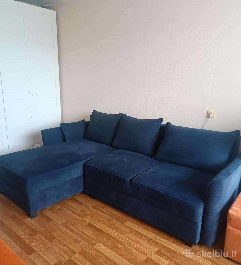 Kampinė sofa su miegamąja funkcija. Kaina derinama