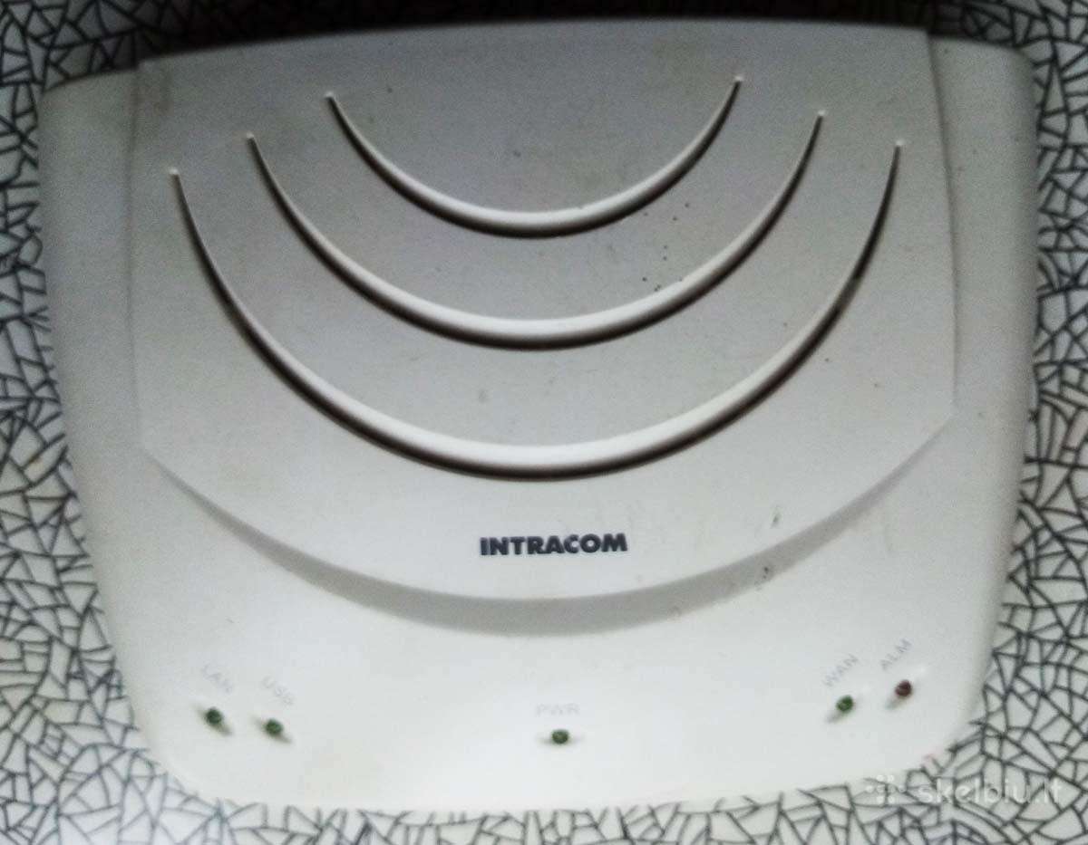 Parduodu intracom jetspeed 520 modema