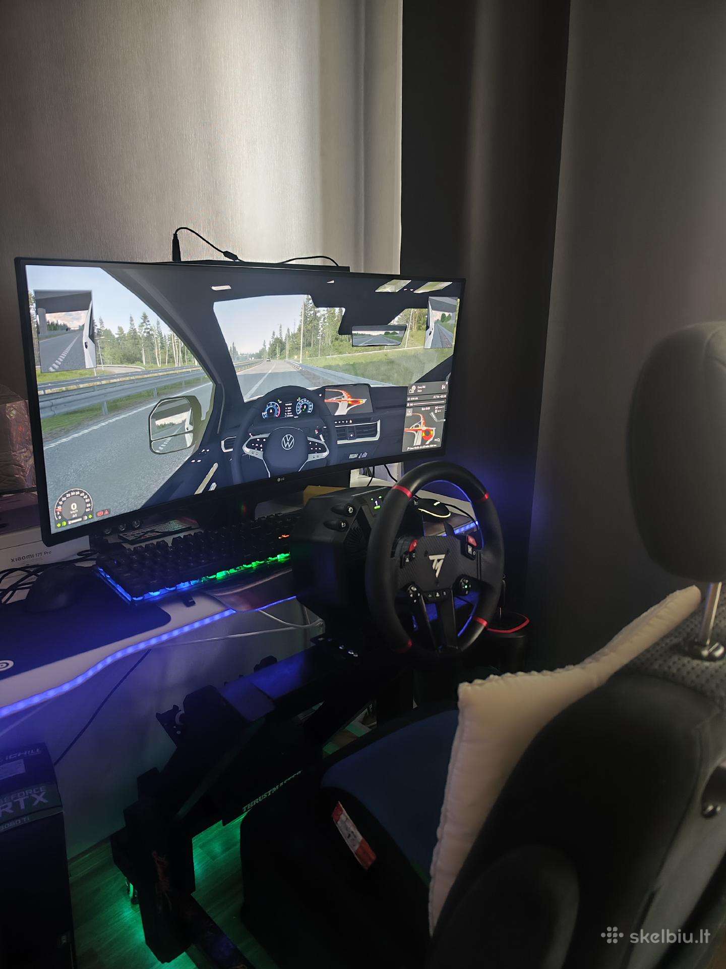 Parduodamas pilnas sim racing komplektas – 1200 €