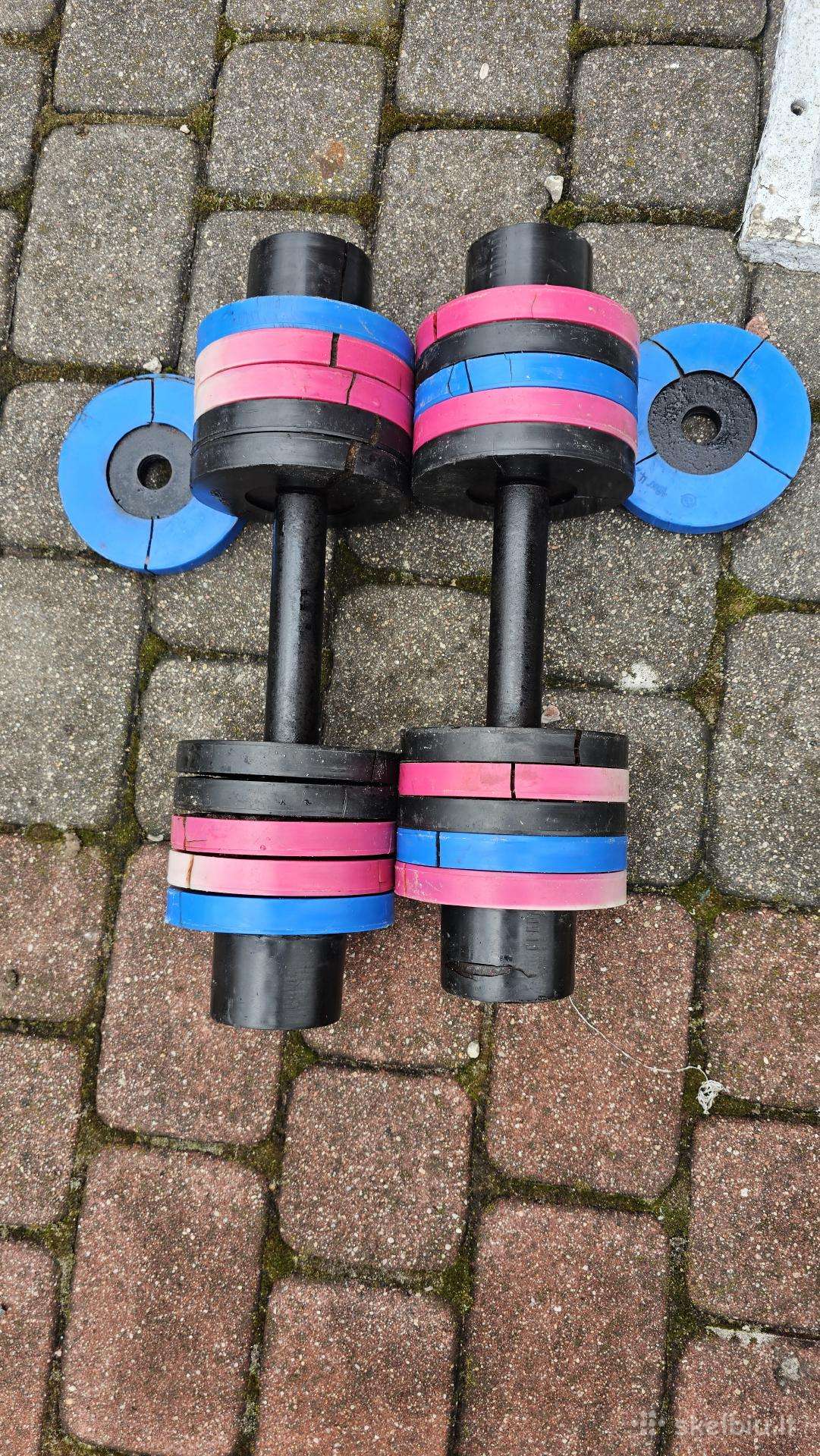 Hanteliai 2vnt po.15kg