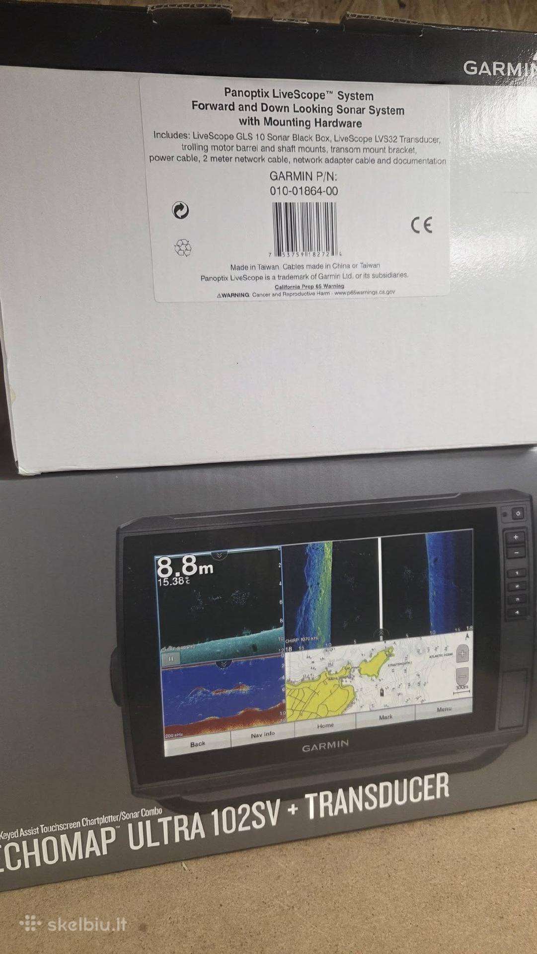 Parduodamas Garmin "live" Lvs32+gls10