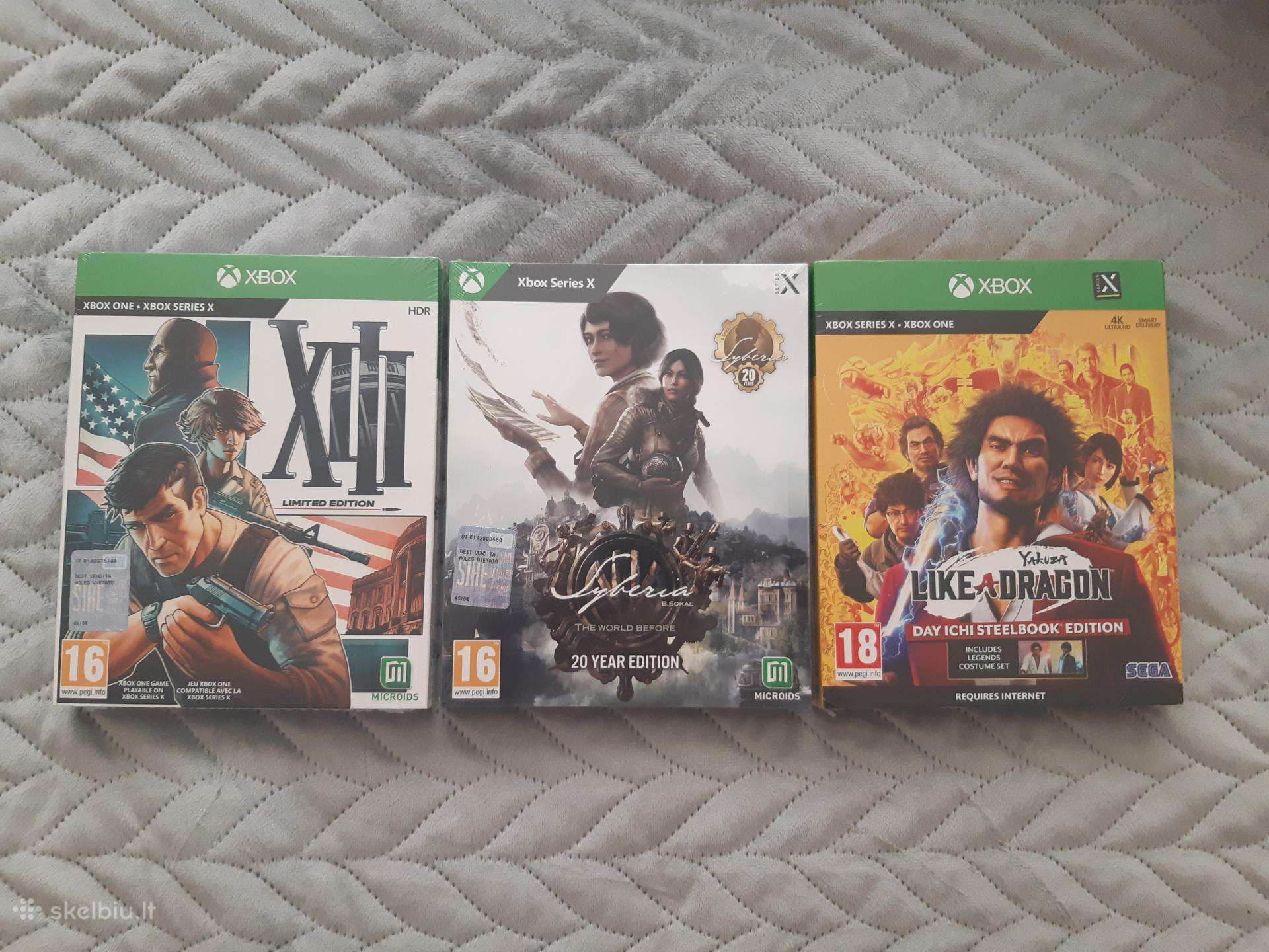 Xbox one xbox series xbos 360 zaidimai