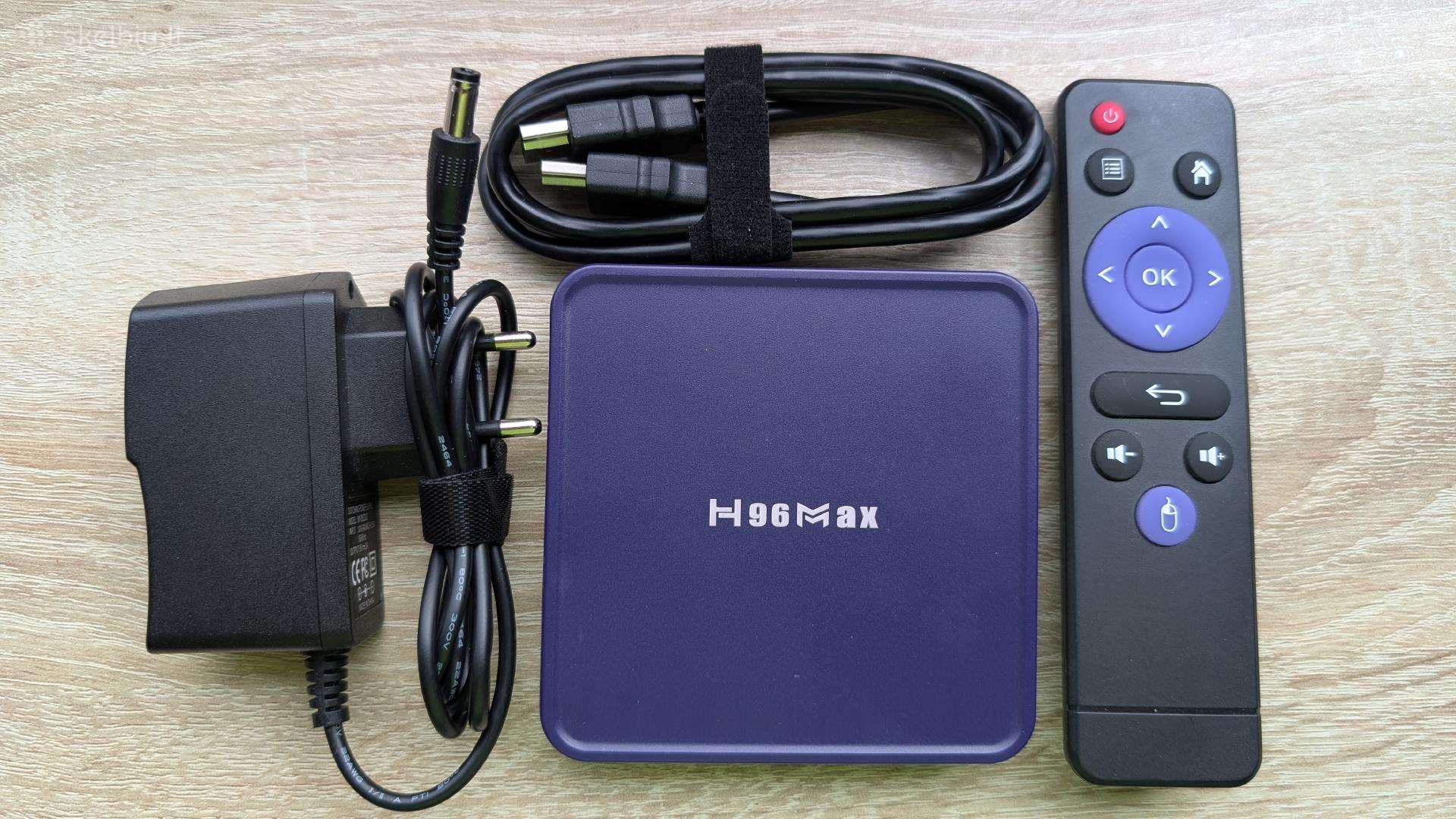 H96 Max V12 2gb/16gb Android 12 TV Priedėlis