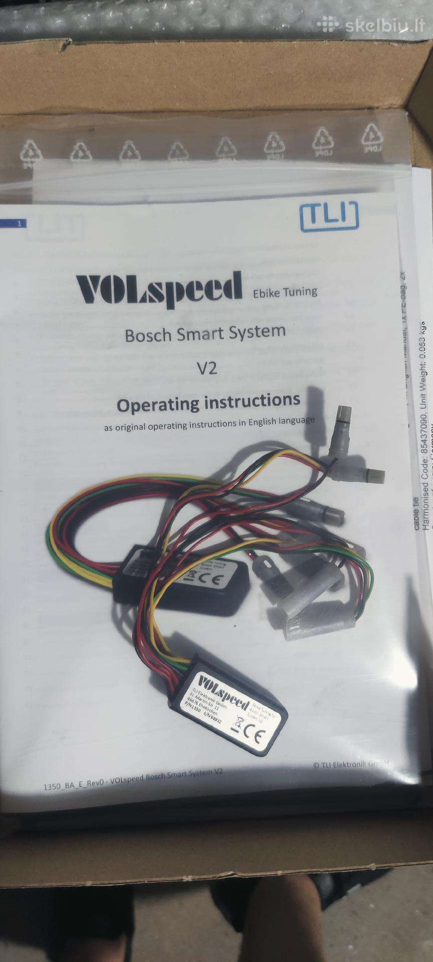 Elektrinio dviračio chipas Volspeed (Bosch)