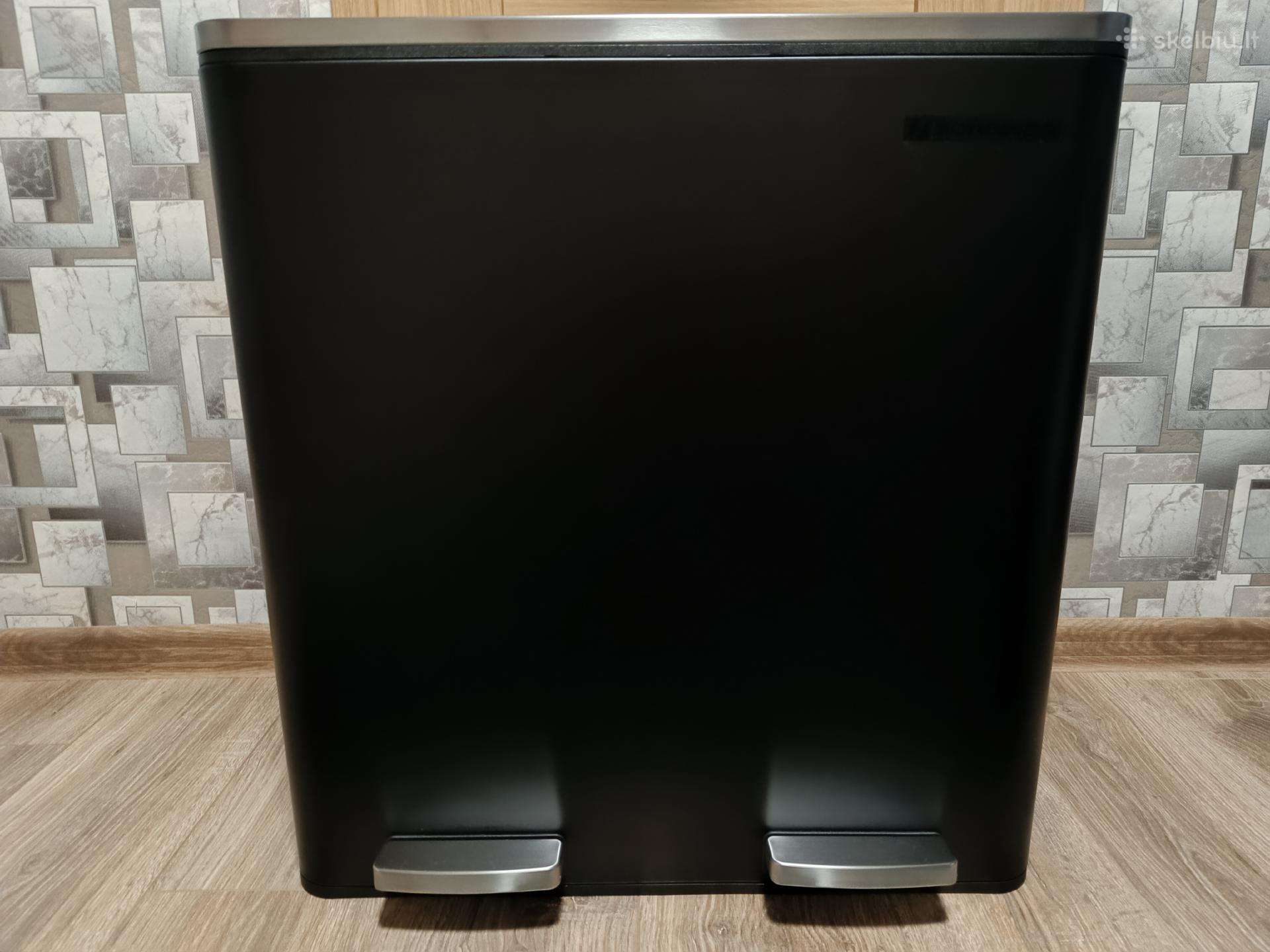 Nauja Songmics firmos 60l. (2x30l) šiūkšlių dėžė