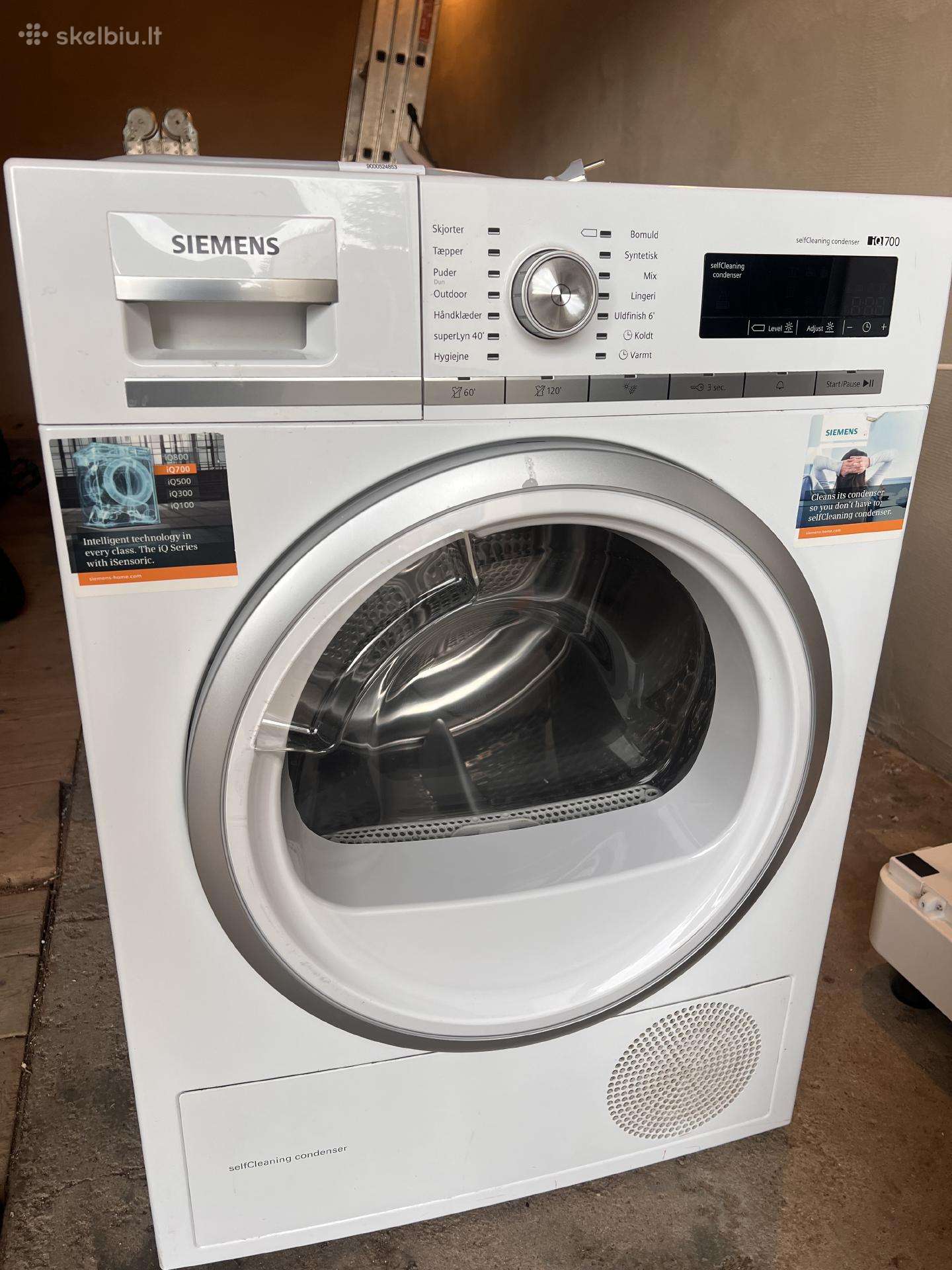 Džiovyklė Siemens iq700 Wt47w568dn
