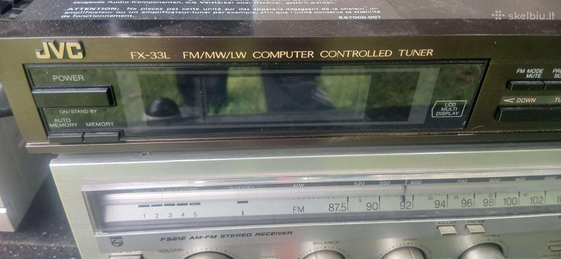 JVC Tiuneris Philips resyveriai