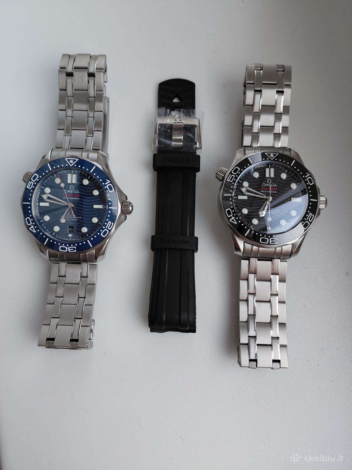 Omega Diver 300m swiss made 2 dirzeliai