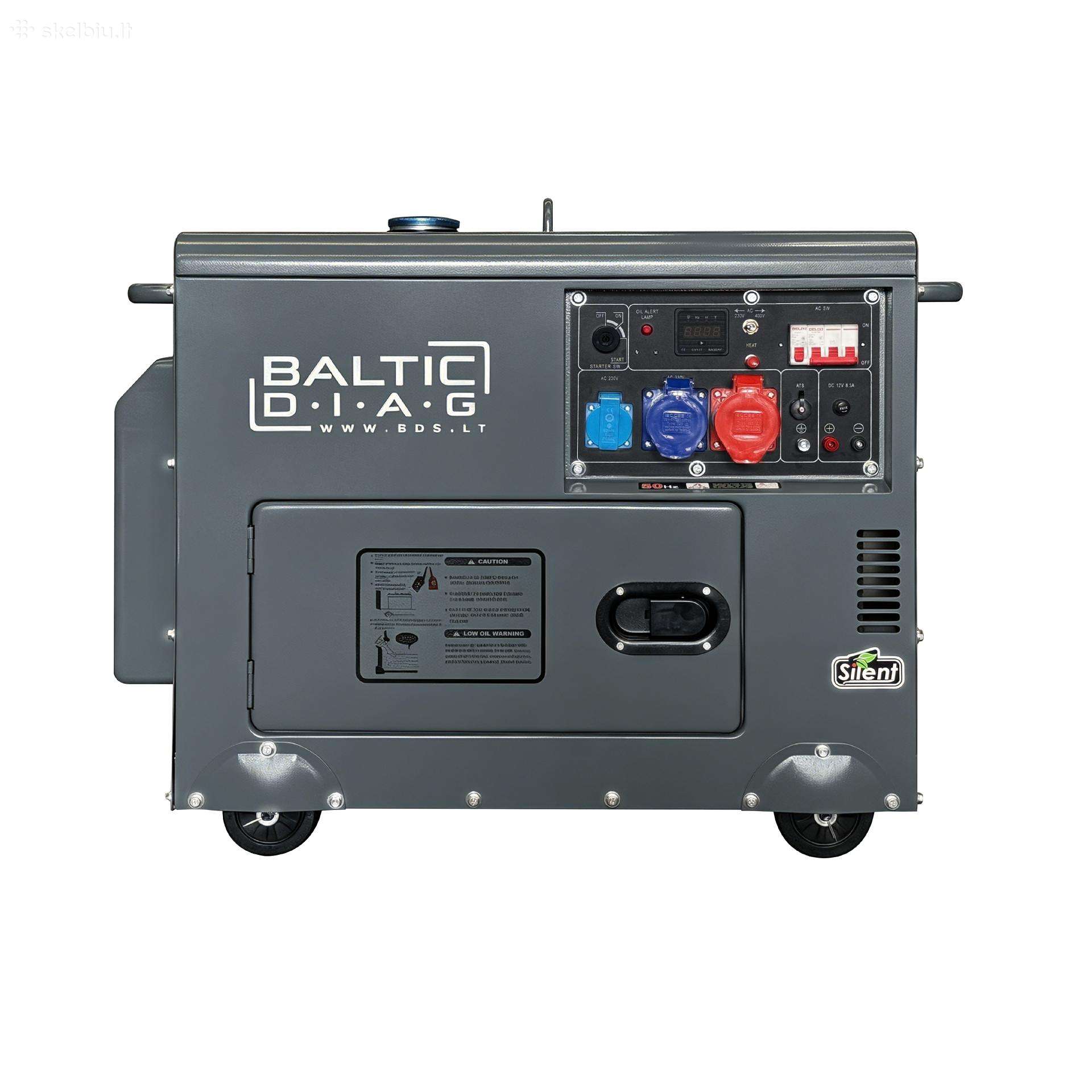 Mobilus dyzelinis generatorius Bd9500se, 7 kw
