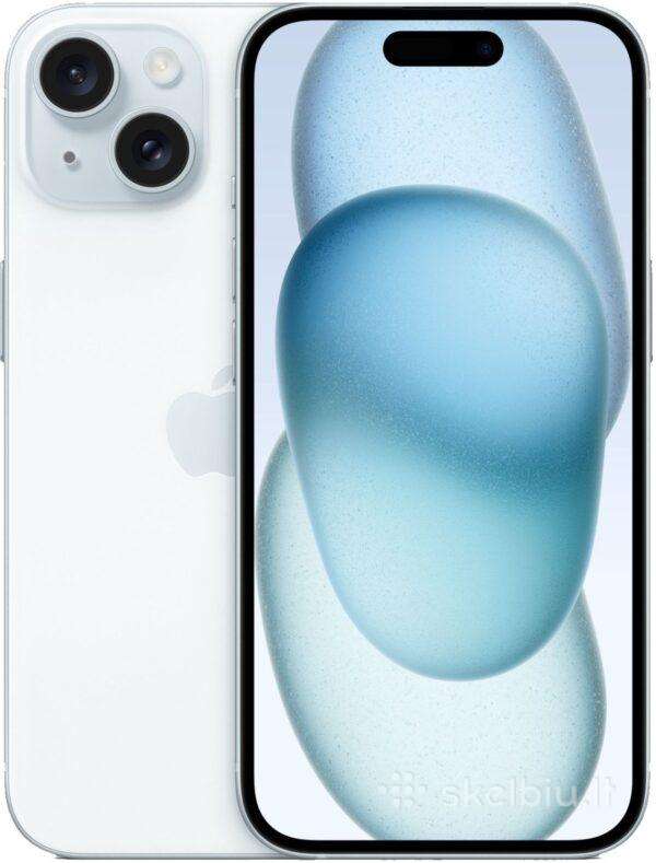 Naujas iPhone 15 White Su Garantija