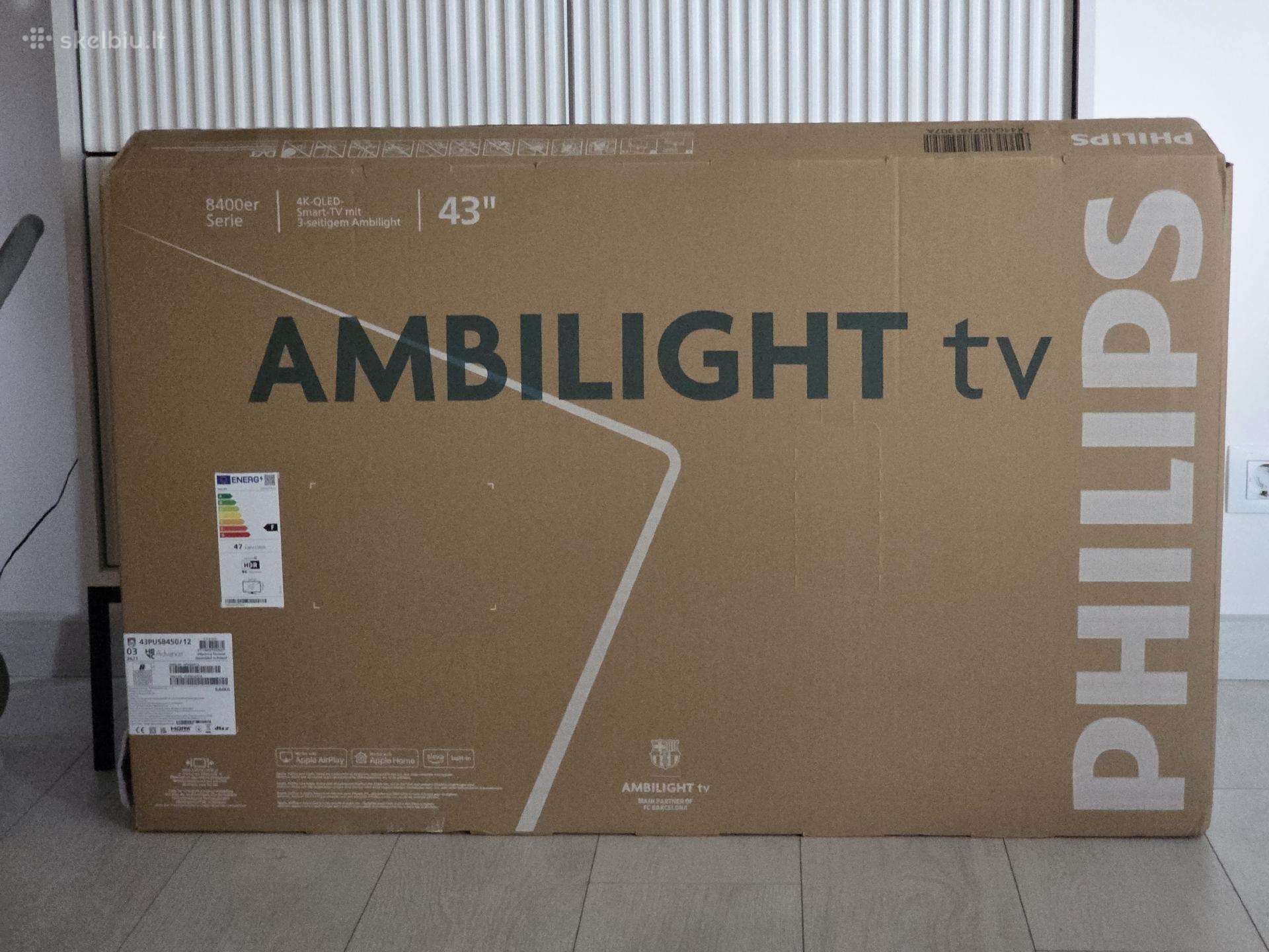 Naujas Philips 43 col Qled televizorius