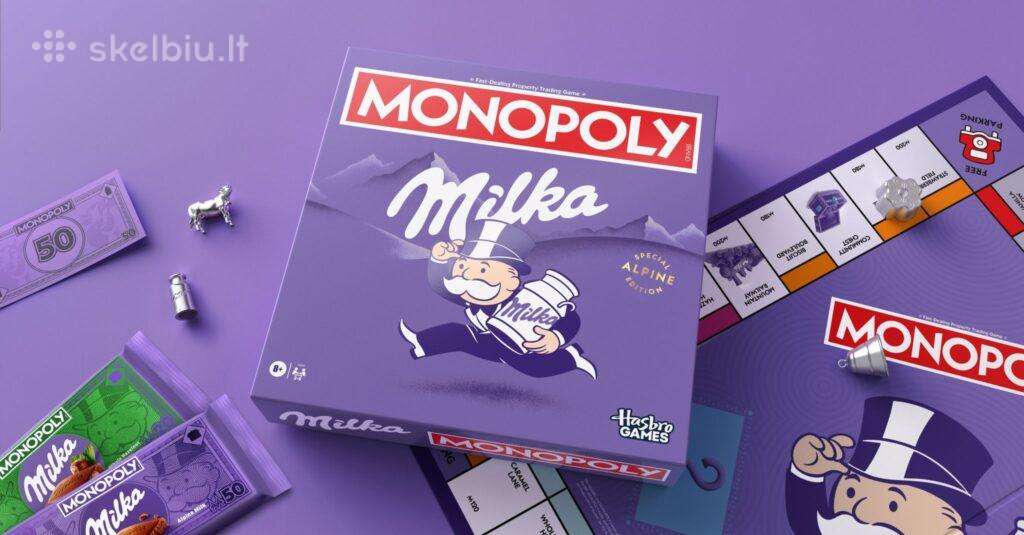 Parduodamas naujas Monopoly Milka žaidimas