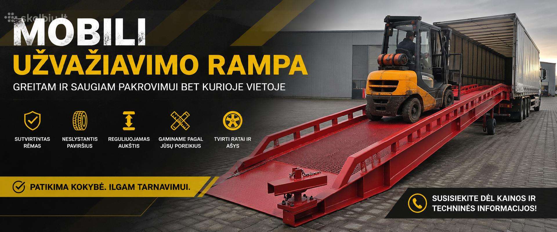 Mobili Užvažiavimo Rampa